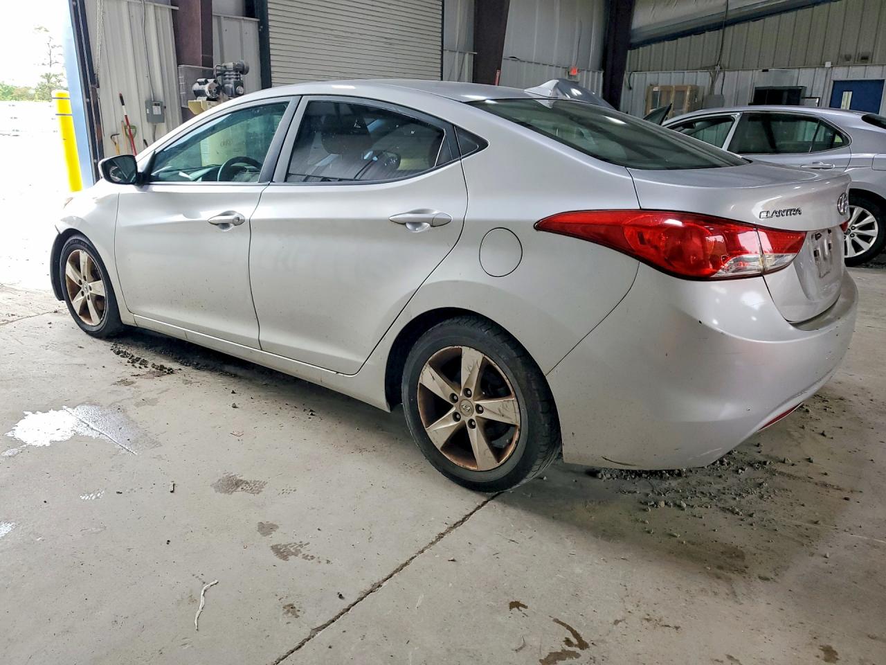 2012 Hyundai Elantra Gls Gray vin: KMHDH4AE3CU187092