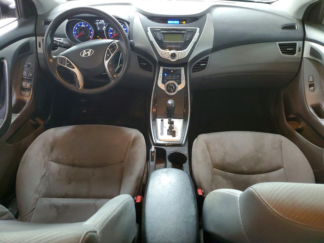 2012 Hyundai Elantra Gls Gray vin: KMHDH4AE3CU187092
