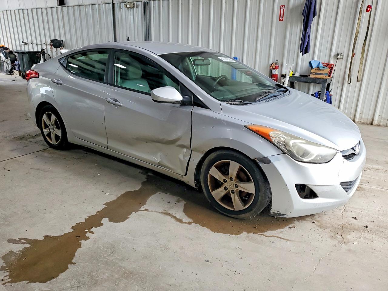 2012 Hyundai Elantra Gls Gray vin: KMHDH4AE3CU187092