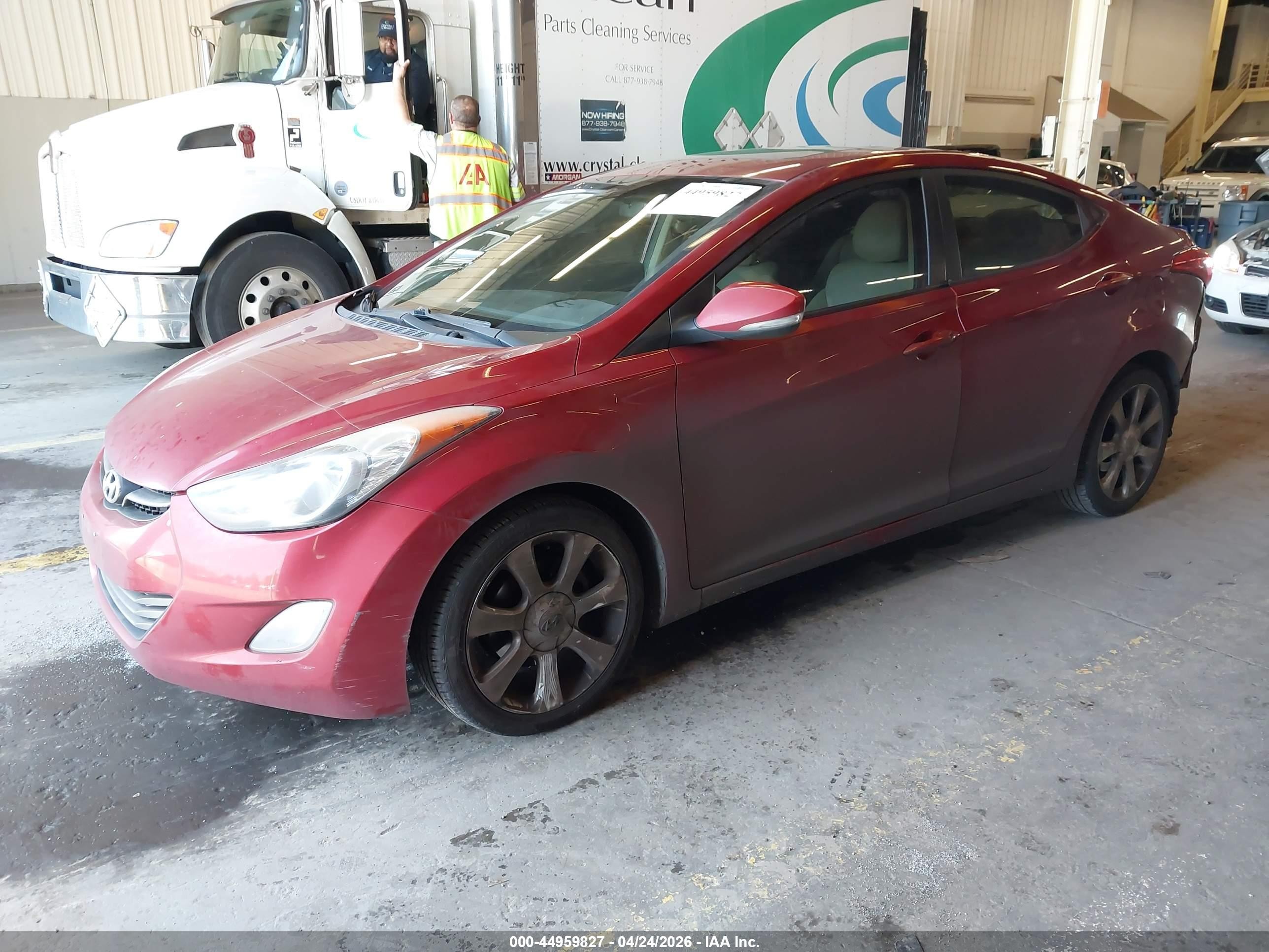 2012 Hyundai Elantra Limited (ulsan Plant) Red vin: KMHDH4AE3CU195130