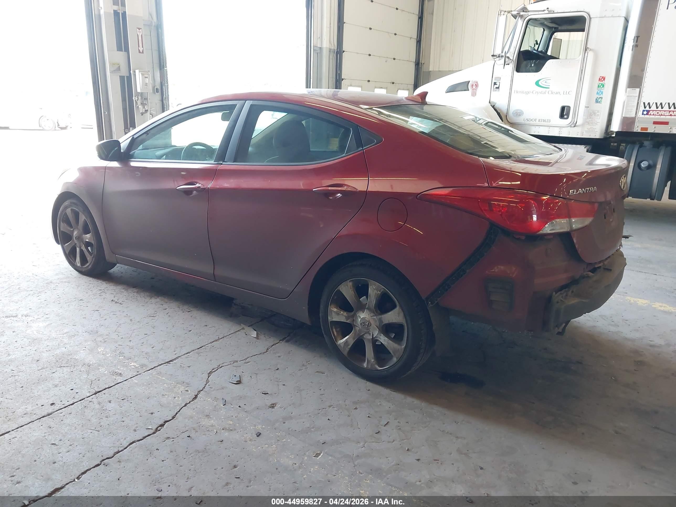 2012 Hyundai Elantra Limited (ulsan Plant) Red vin: KMHDH4AE3CU195130