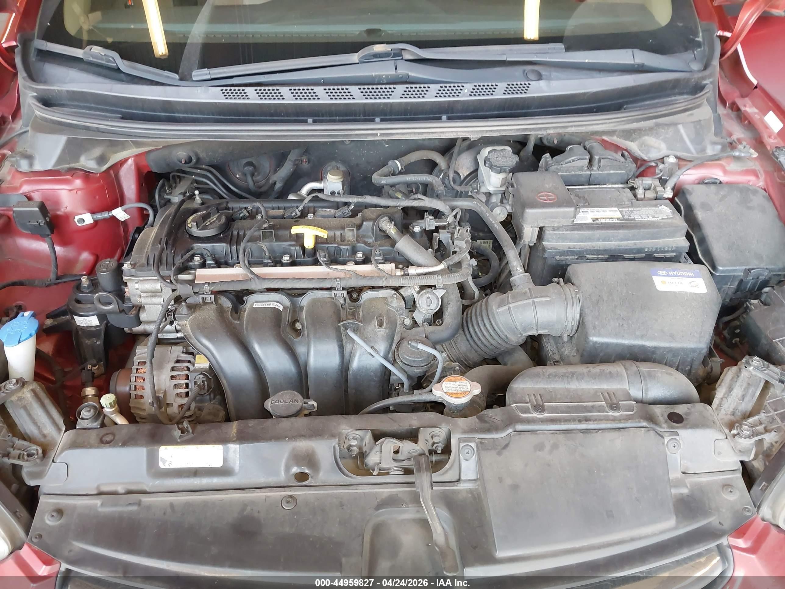 2012 Hyundai Elantra Limited (ulsan Plant) Red vin: KMHDH4AE3CU195130