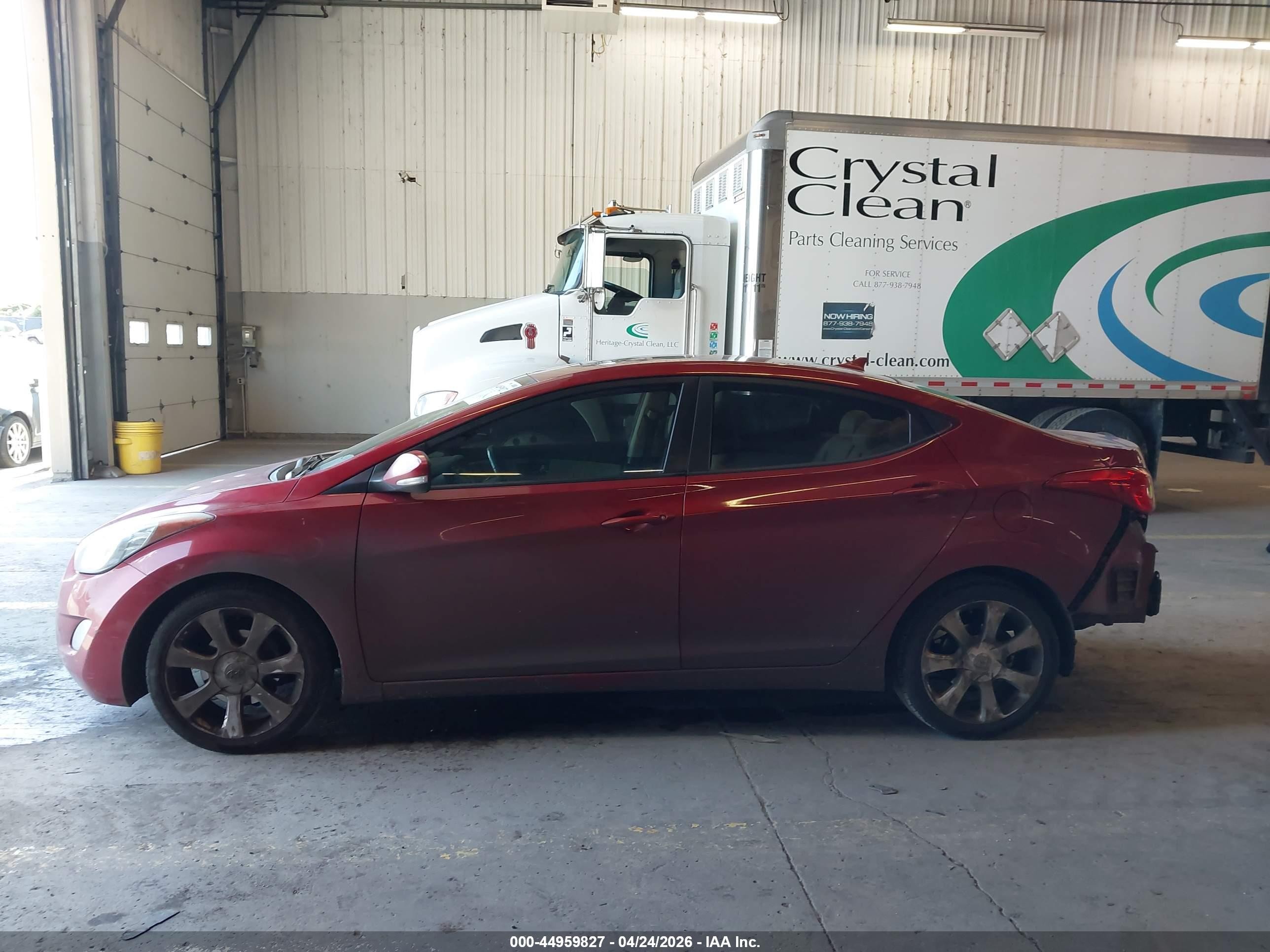 2012 Hyundai Elantra Limited (ulsan Plant) Red vin: KMHDH4AE3CU195130