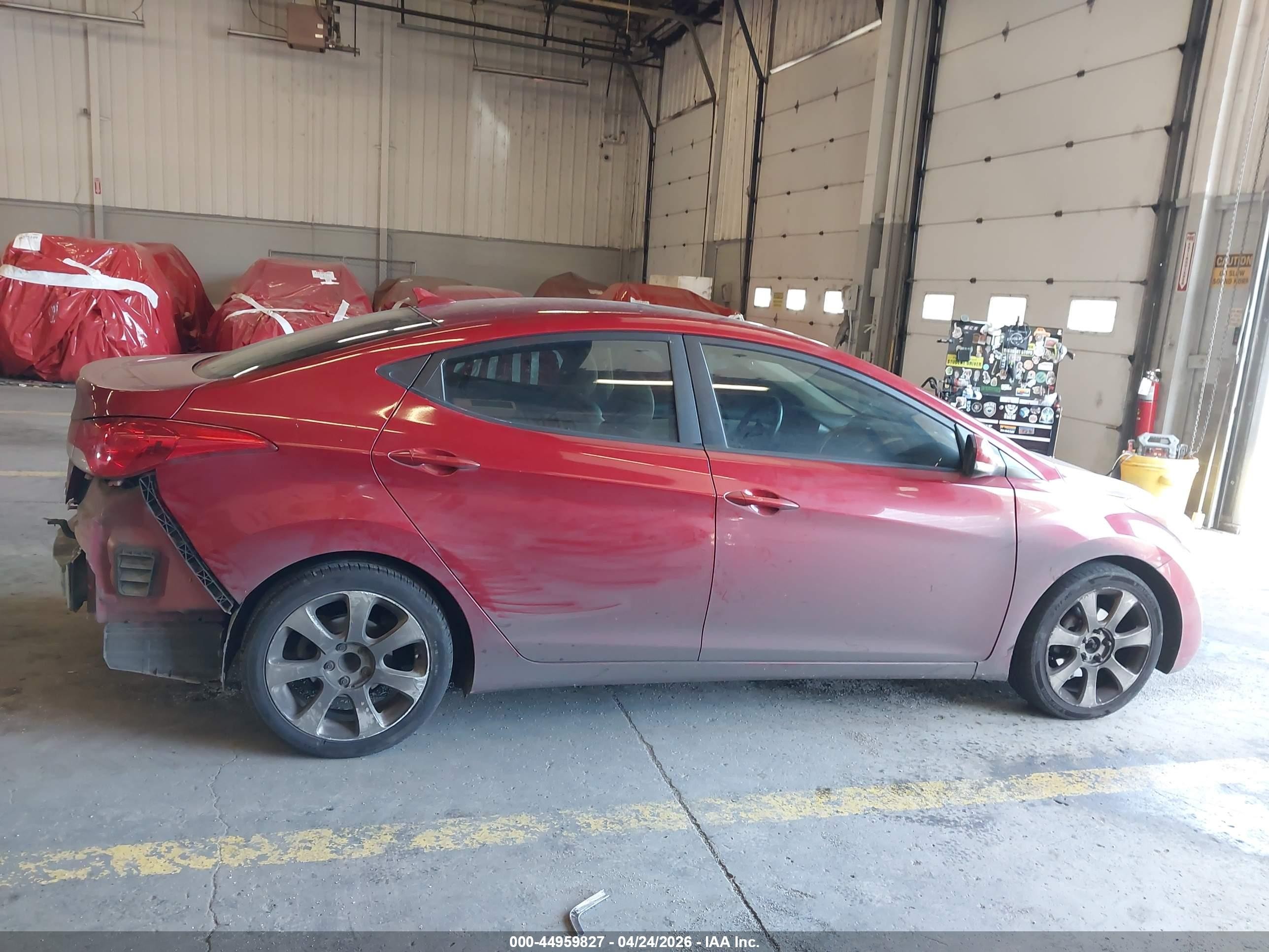 2012 Hyundai Elantra Limited (ulsan Plant) Red vin: KMHDH4AE3CU195130