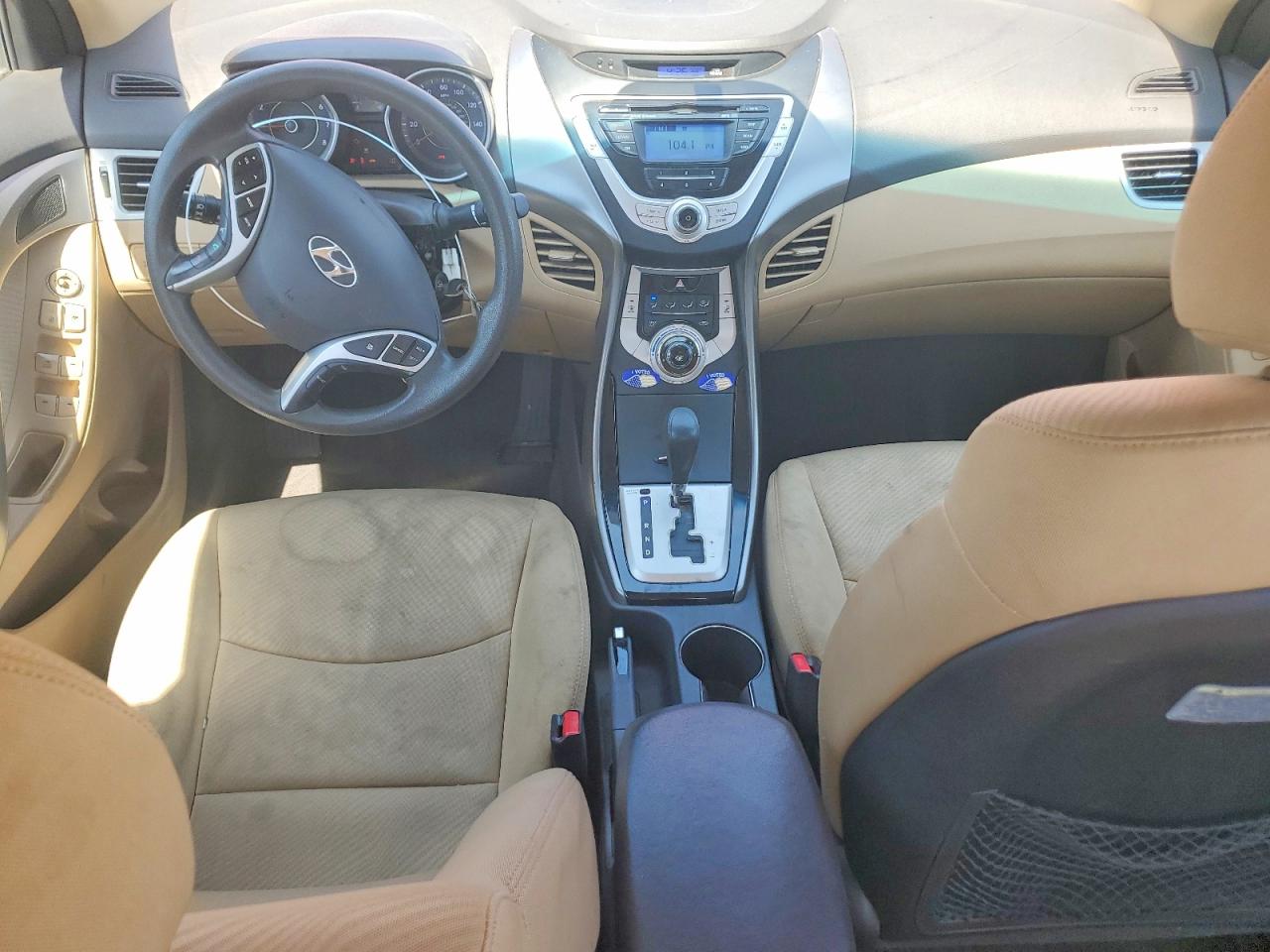 2012 Hyundai Elantra Gls Red vin: KMHDH4AE3CU199078
