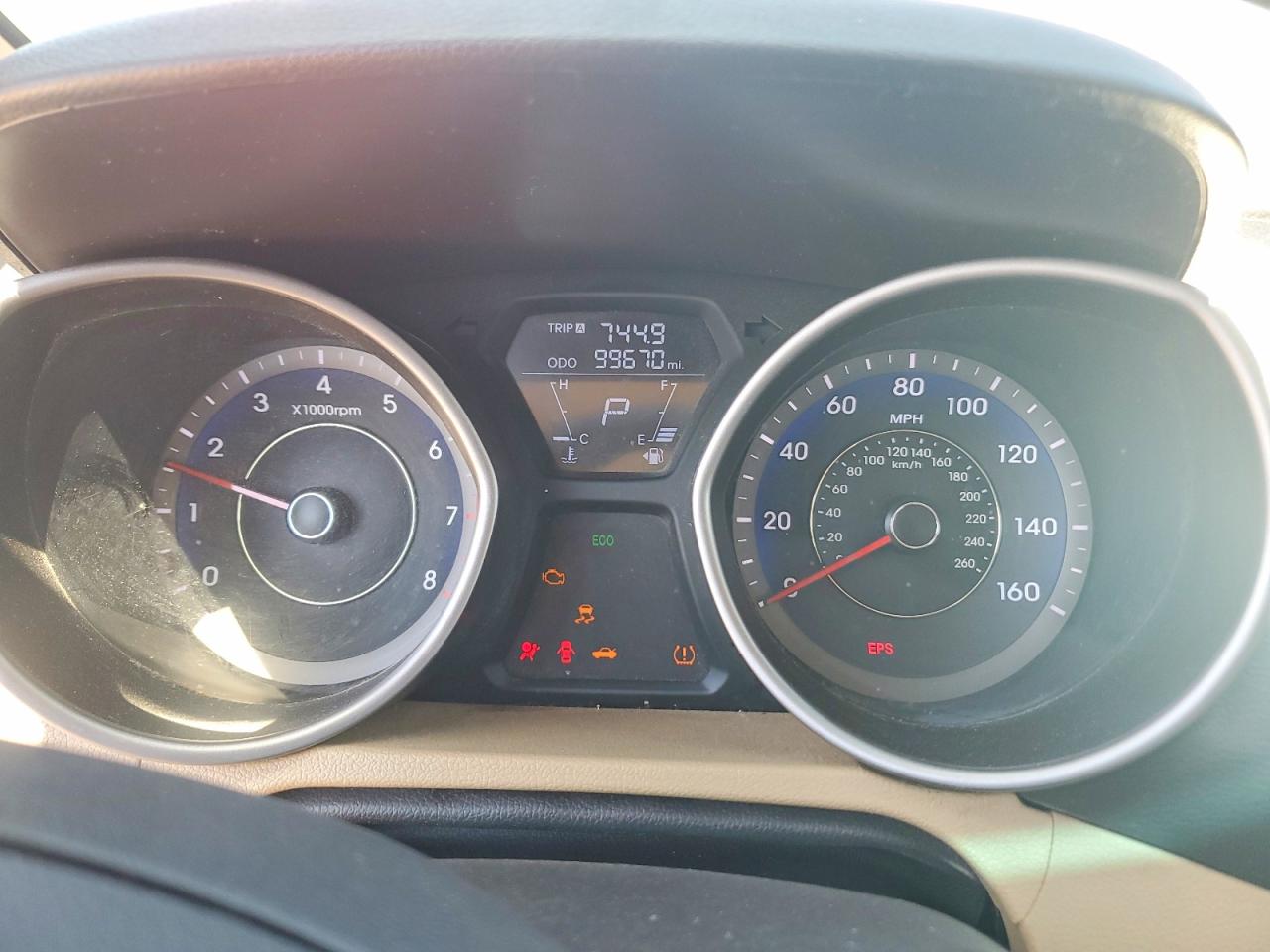 2012 Hyundai Elantra Gls Red vin: KMHDH4AE3CU199078