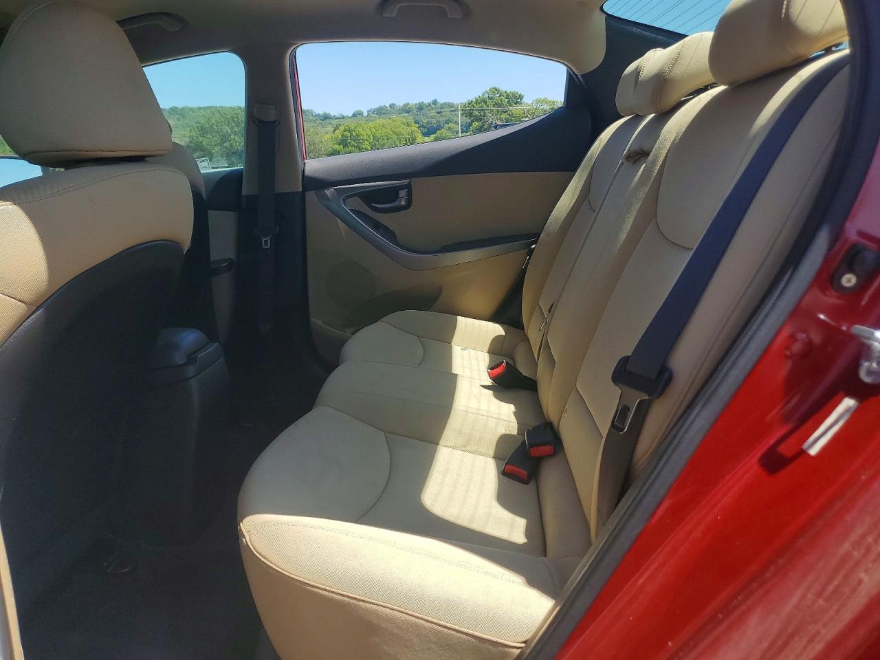 2012 Hyundai Elantra Gls Red vin: KMHDH4AE3CU199078