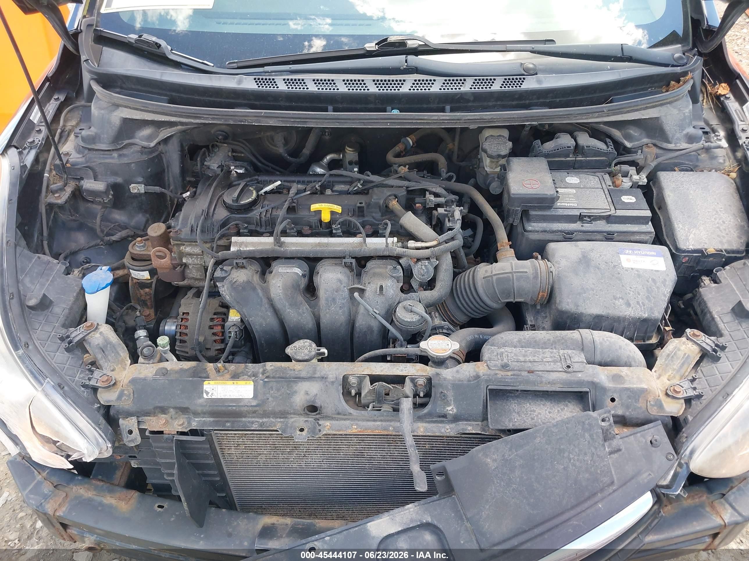 2012 Hyundai Elantra Gls (ulsan Plant) Black vin: KMHDH4AE3CU207969
