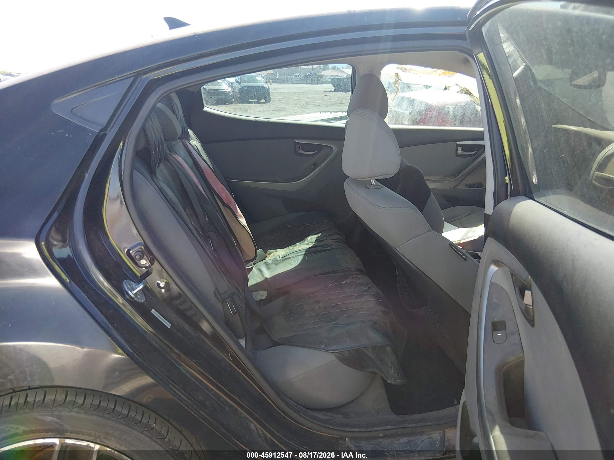 2012 Hyundai Elantra Gls (ulsan Plant) Black vin: KMHDH4AE3CU219264