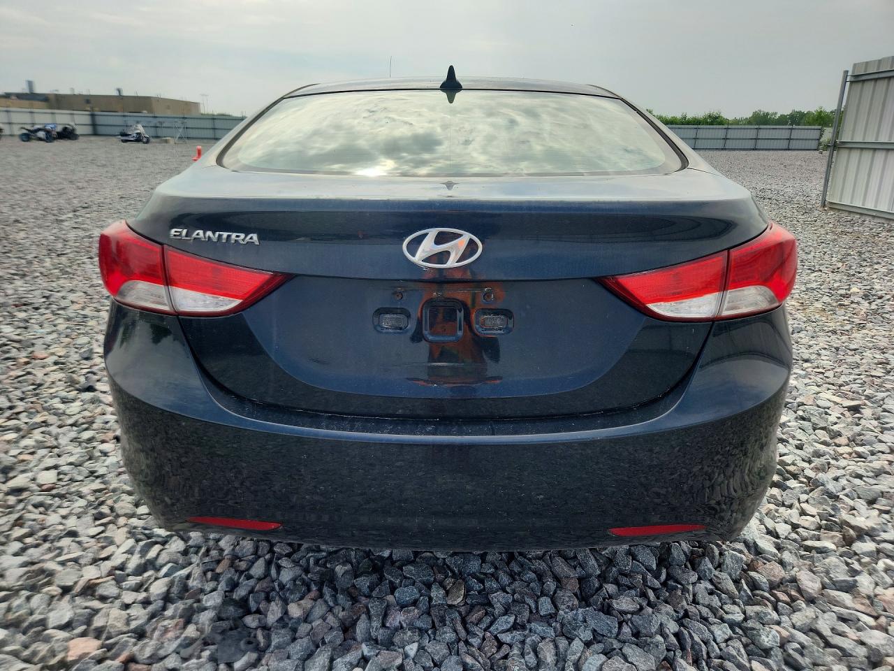 2012 Hyundai Elantra Gls Черный vin: KMHDH4AE3CU231527