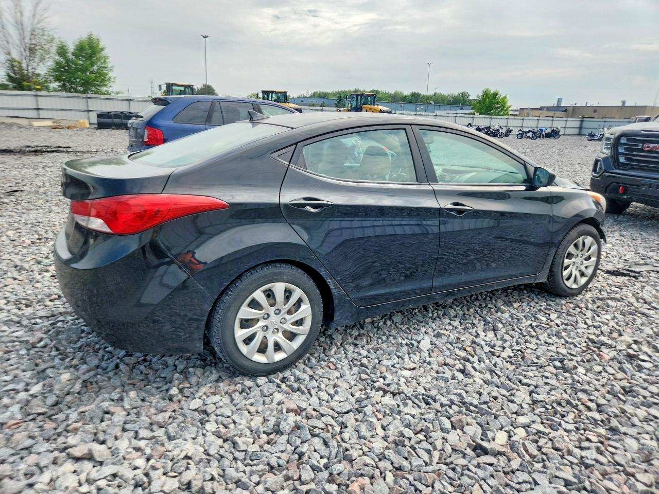 2012 Hyundai Elantra Gls Черный vin: KMHDH4AE3CU231527