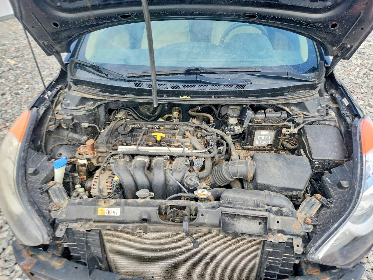 2012 Hyundai Elantra Gls Черный vin: KMHDH4AE3CU231527