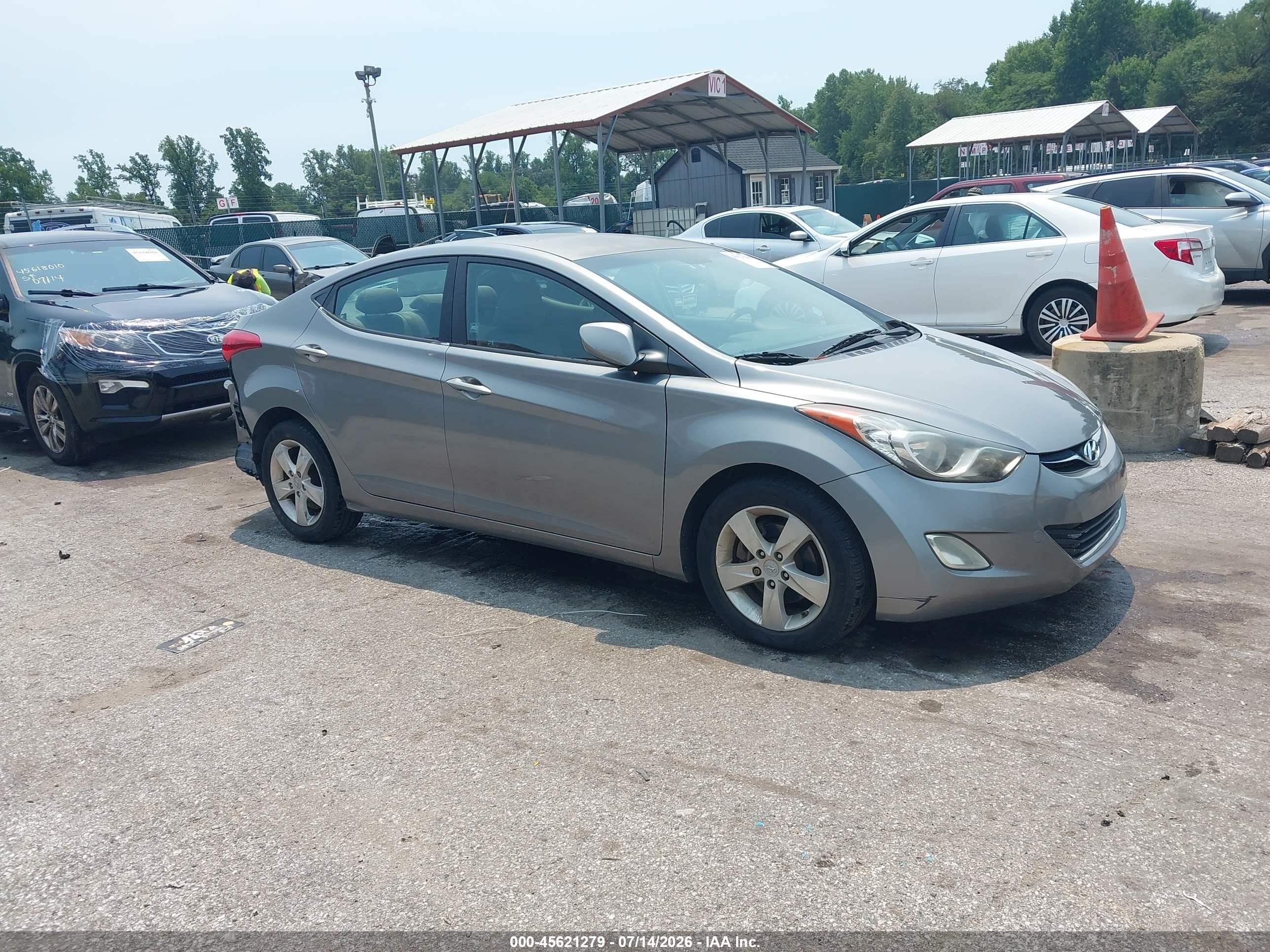 2012 Hyundai Elantra Gls (ulsan Plant) Серебряный vin: KMHDH4AE3CU236081