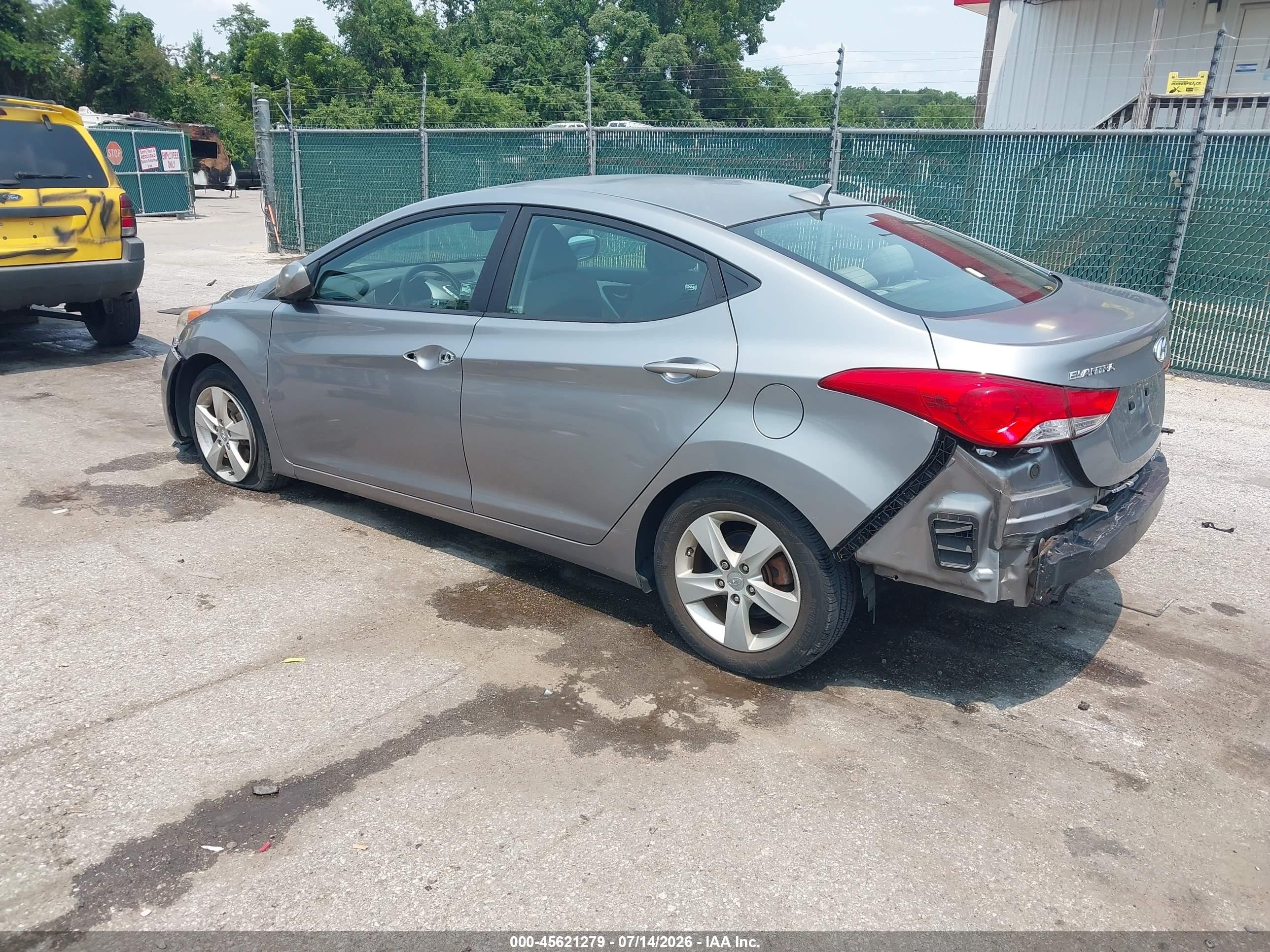 2012 Hyundai Elantra Gls (ulsan Plant) Silver vin: KMHDH4AE3CU236081