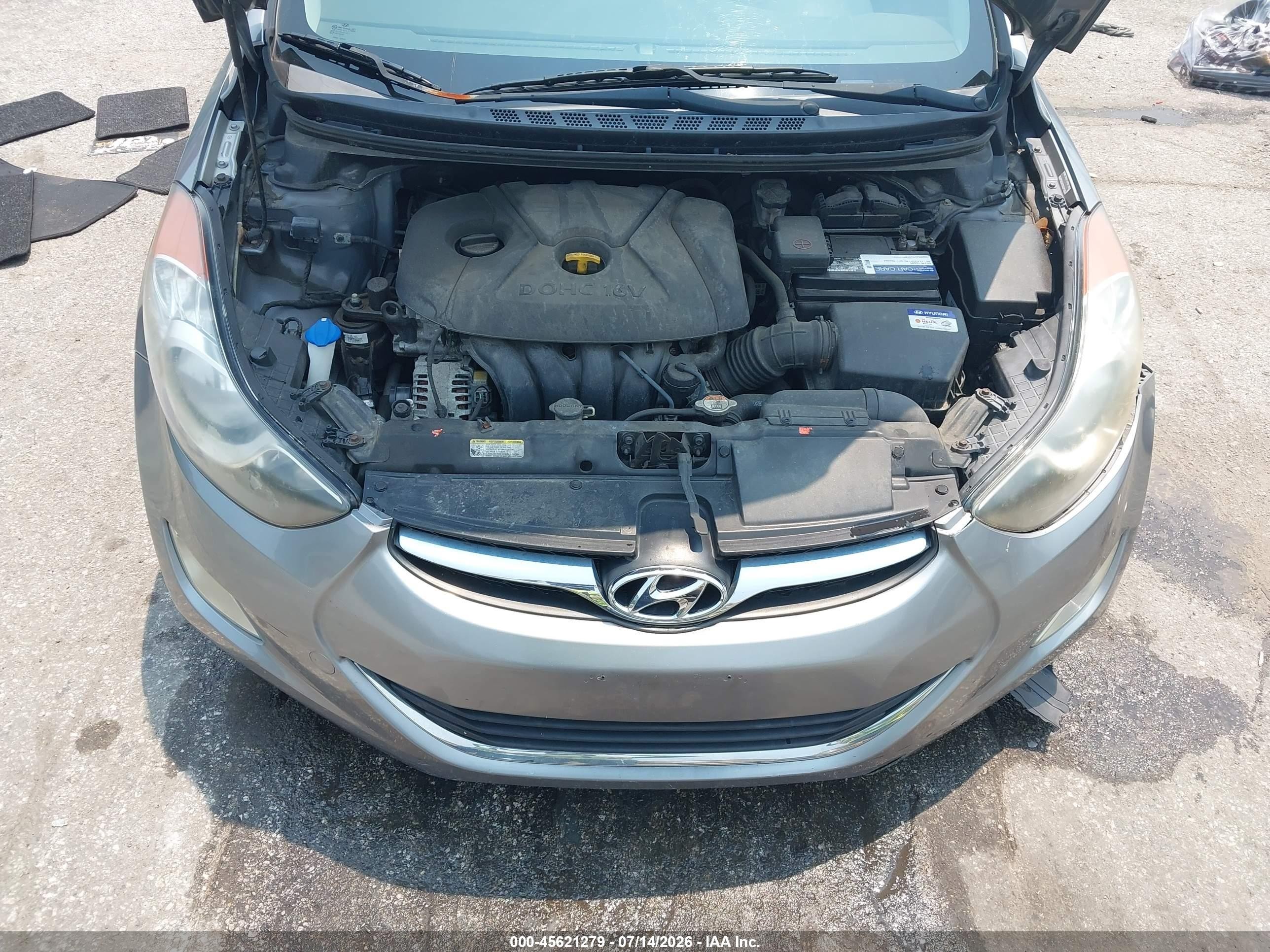2012 Hyundai Elantra Gls (ulsan Plant) Silver vin: KMHDH4AE3CU236081