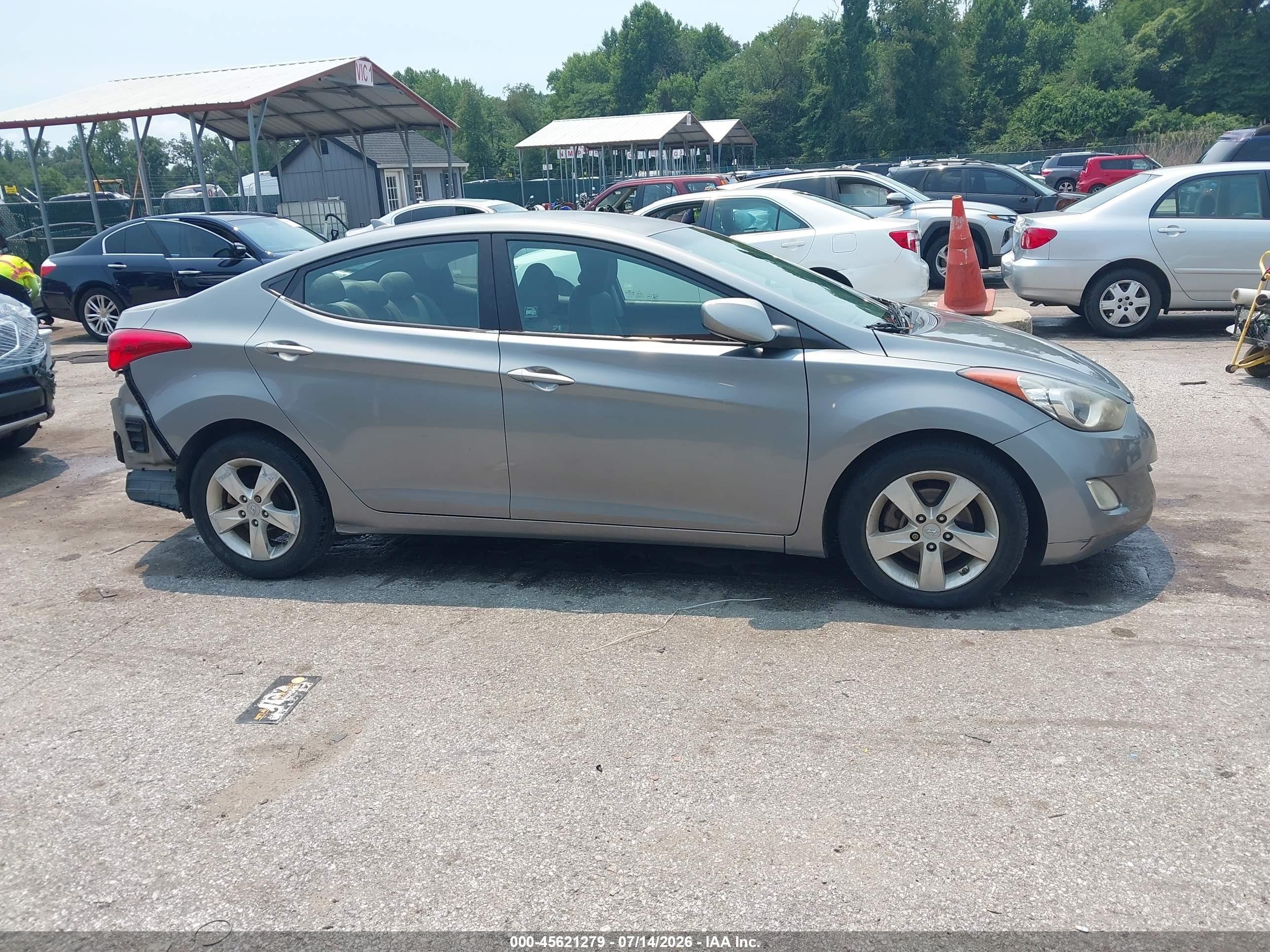 2012 Hyundai Elantra Gls (ulsan Plant) Silver vin: KMHDH4AE3CU236081
