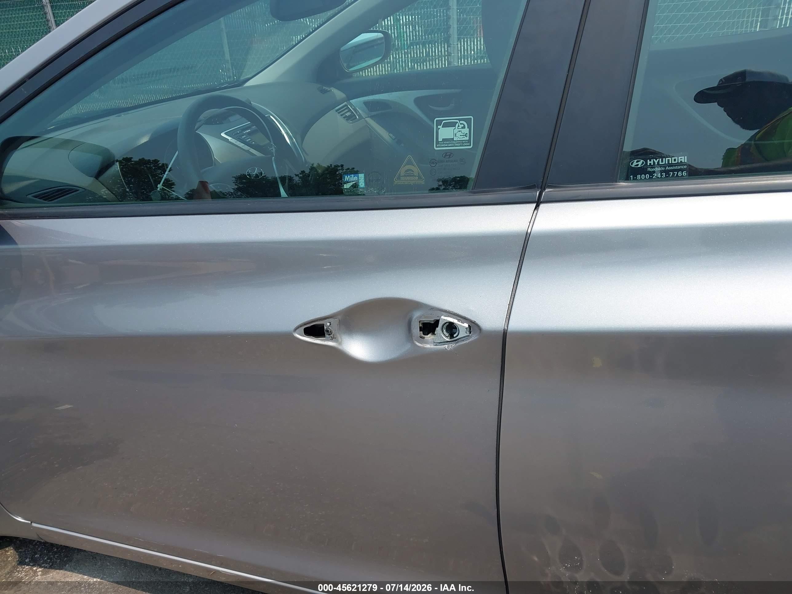 2012 Hyundai Elantra Gls (ulsan Plant) Silver vin: KMHDH4AE3CU236081