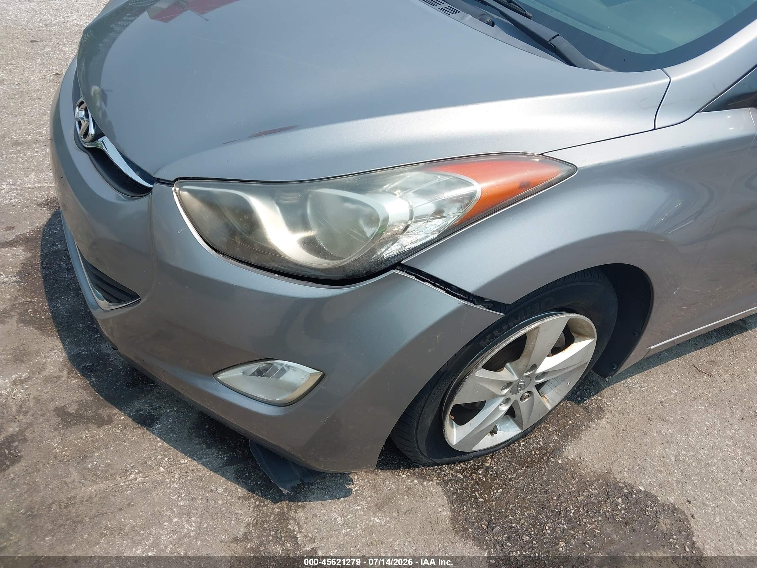 2012 Hyundai Elantra Gls (ulsan Plant) Silver vin: KMHDH4AE3CU236081