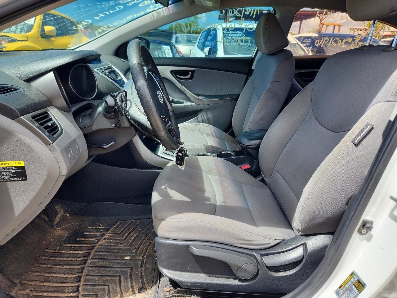 2012 Hyundai Elantra Gls White vin: KMHDH4AE3CU243905