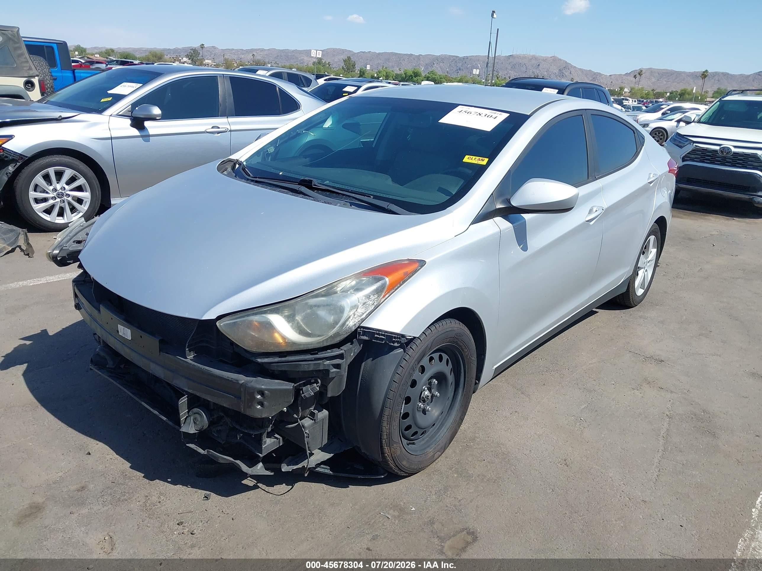 2012 Hyundai Elantra Gls (ulsan Plant) Серебряный vin: KMHDH4AE3CU248229