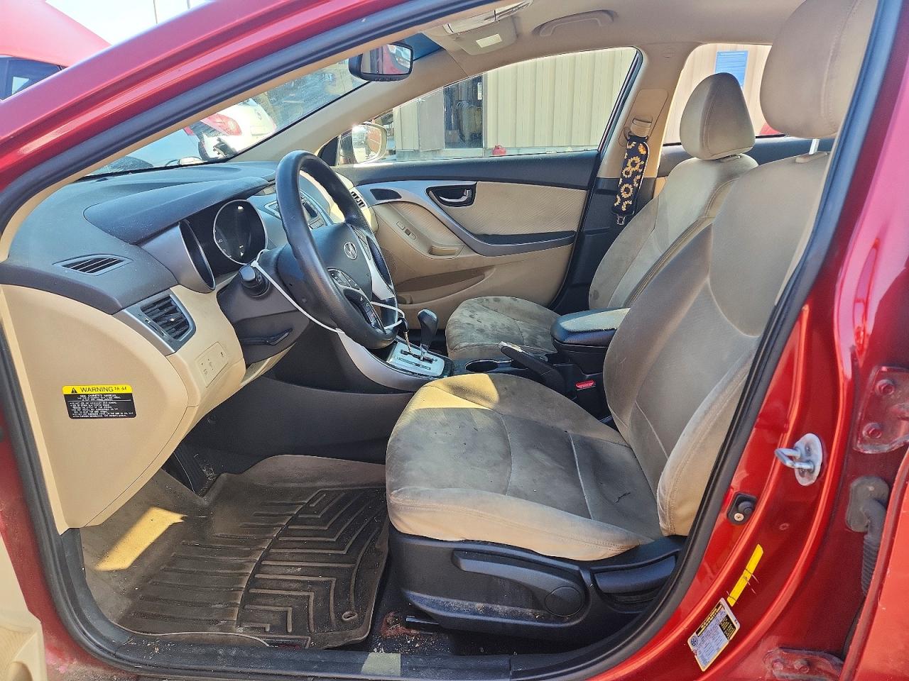 2012 Hyundai Elantra Gls Red vin: KMHDH4AE3CU251082