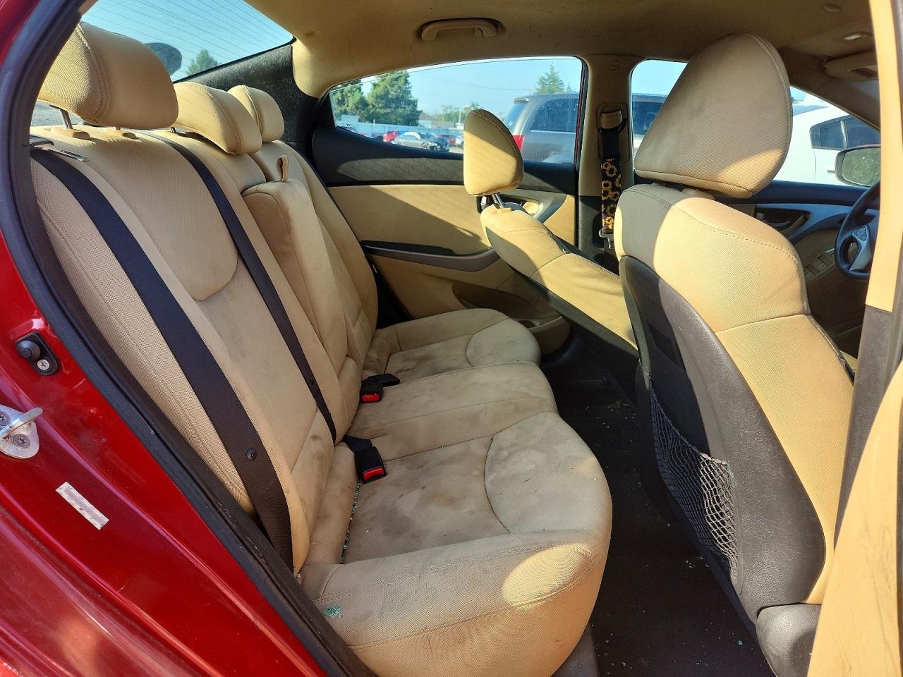 2012 Hyundai Elantra Gls Red vin: KMHDH4AE3CU251082