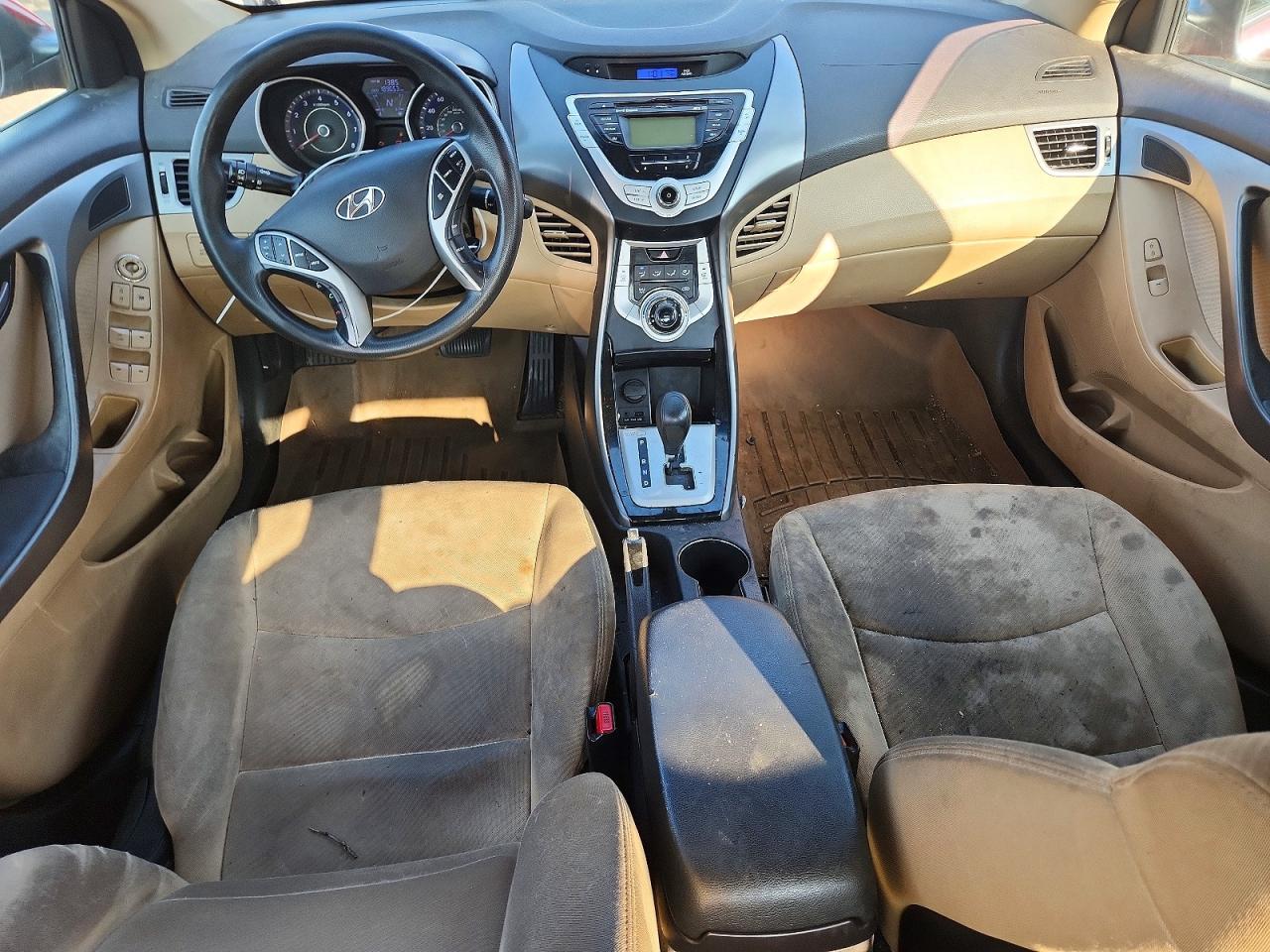 2012 Hyundai Elantra Gls Red vin: KMHDH4AE3CU251082