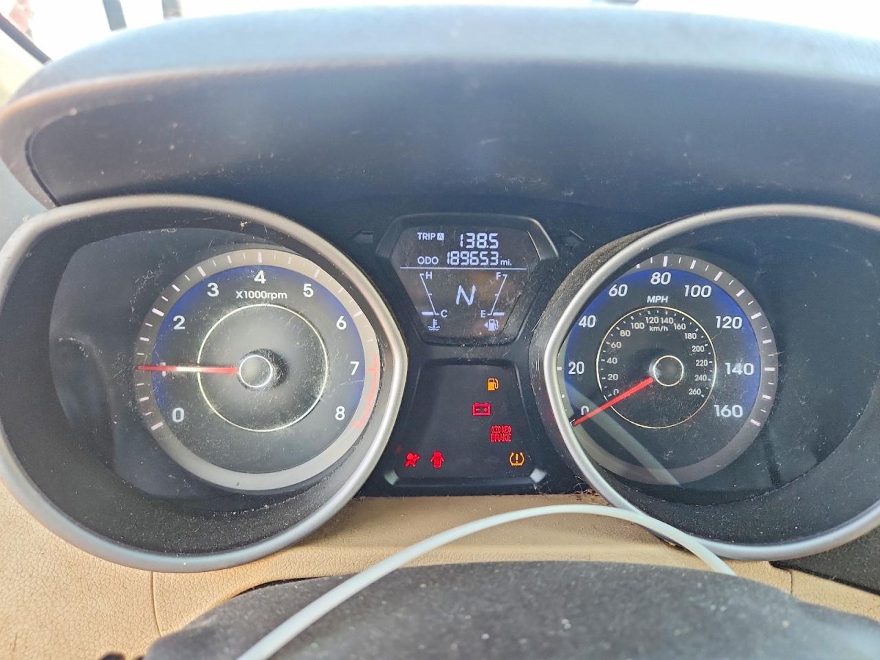 2012 Hyundai Elantra Gls Red vin: KMHDH4AE3CU251082