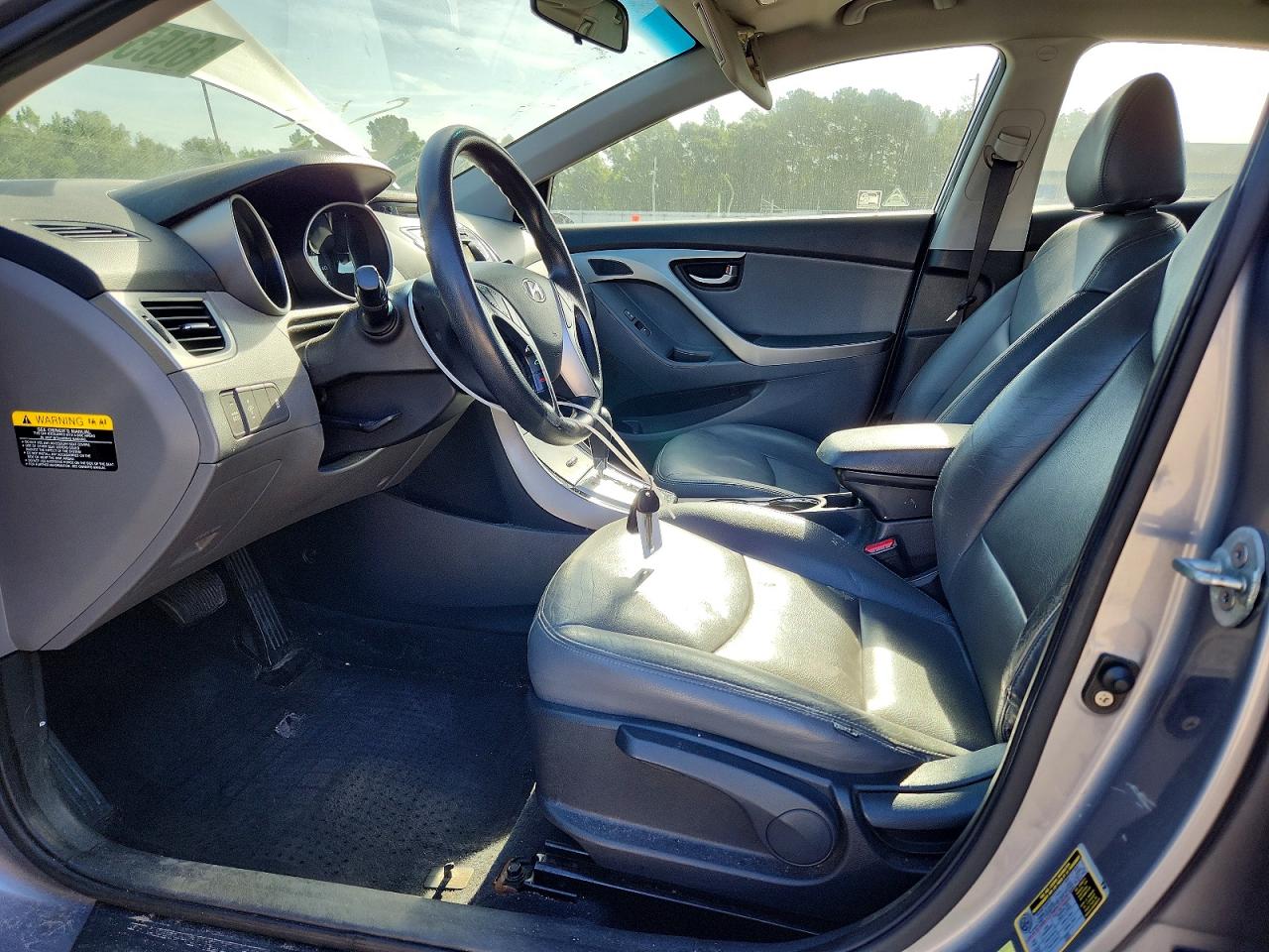 2012 Hyundai Elantra Gls Gray vin: KMHDH4AE3CU284583