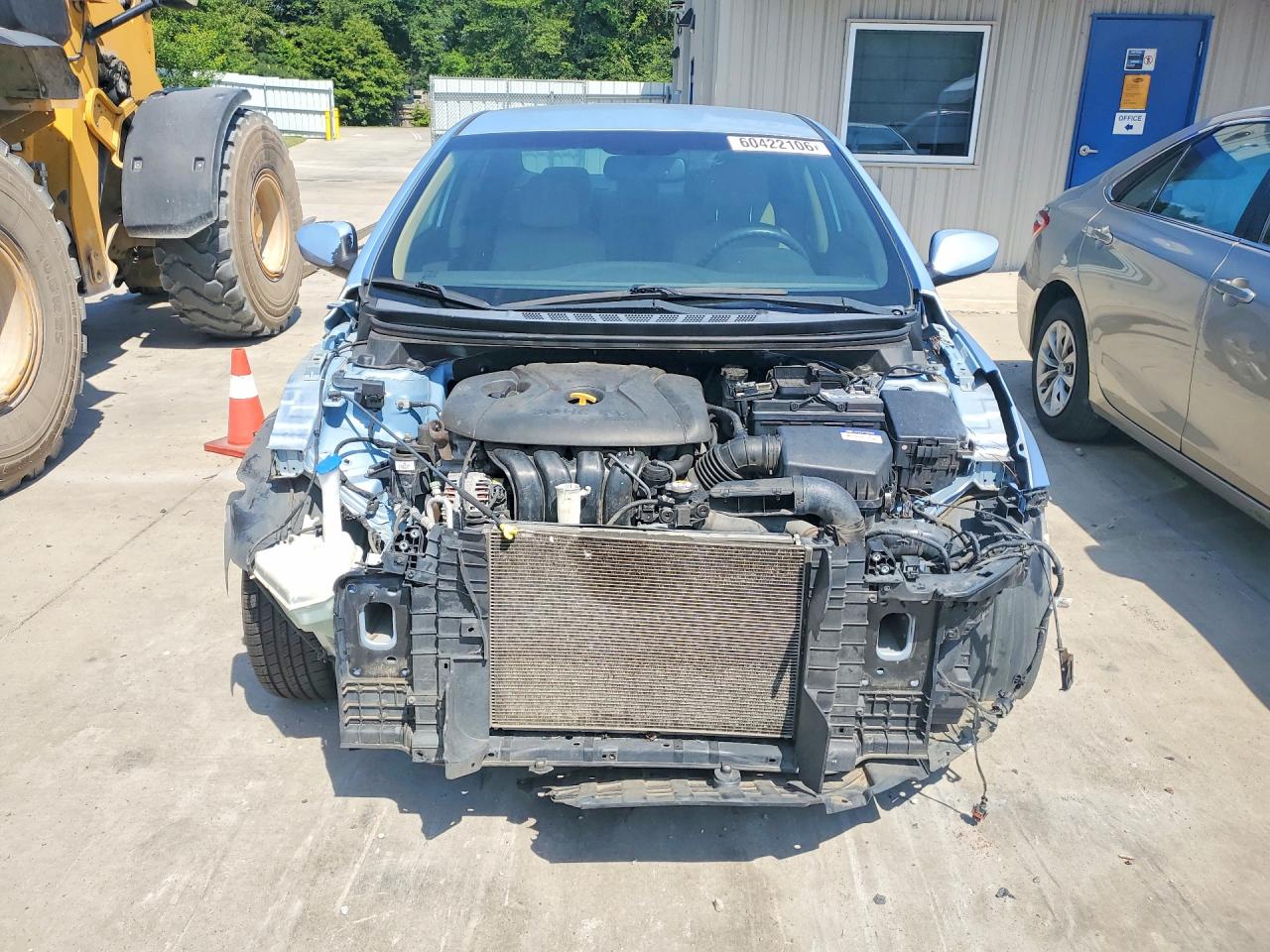 2012 Hyundai Elantra Gls Blue vin: KMHDH4AE3CU291209