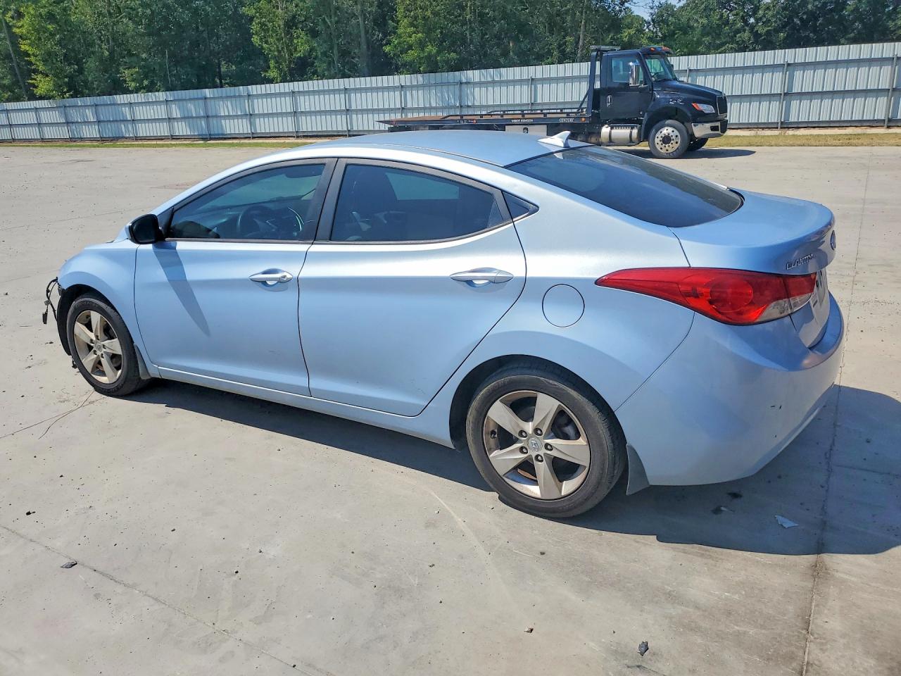 2012 Hyundai Elantra Gls Blue vin: KMHDH4AE3CU291209