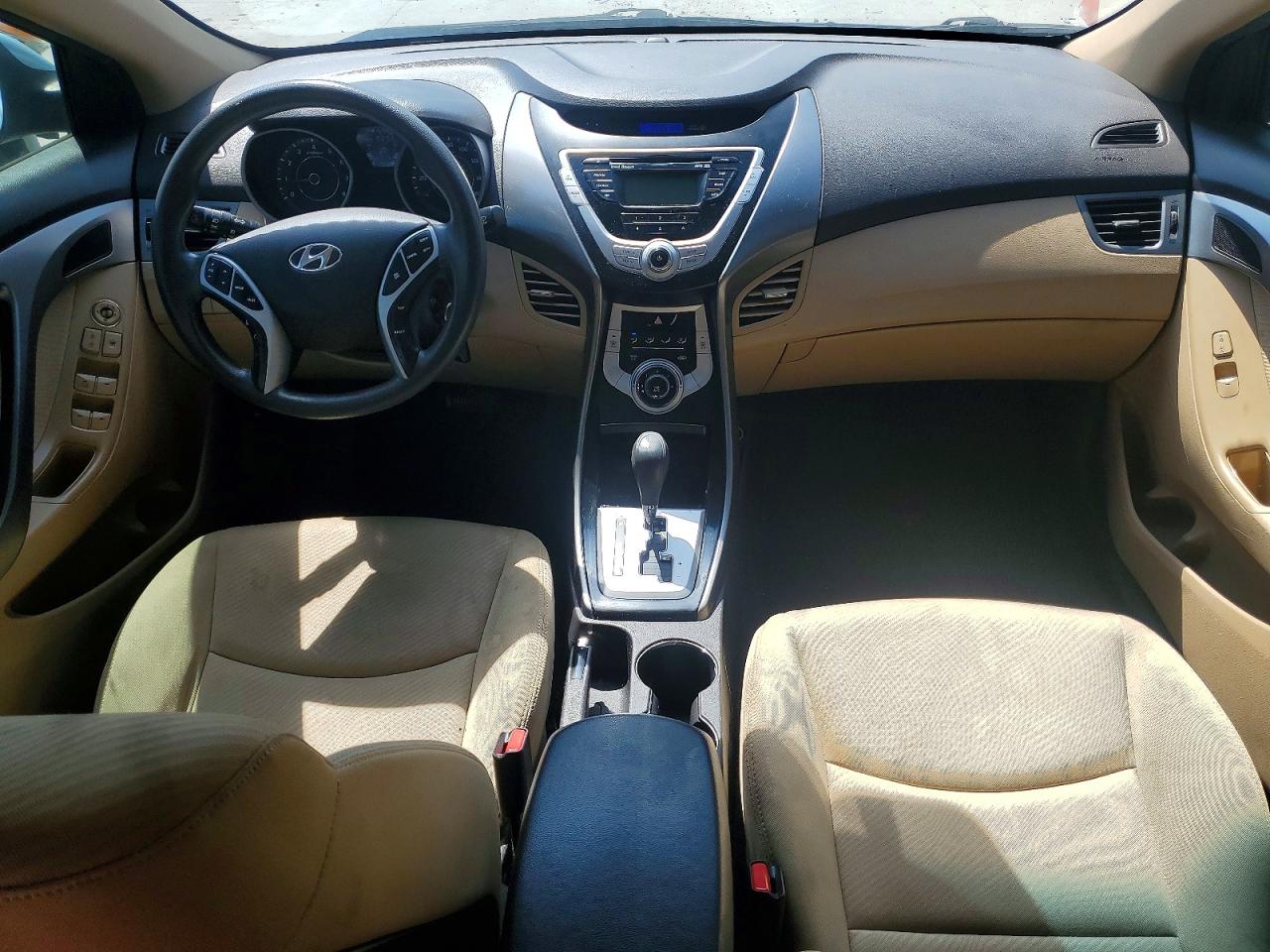 2012 Hyundai Elantra Gls Blue vin: KMHDH4AE3CU291209