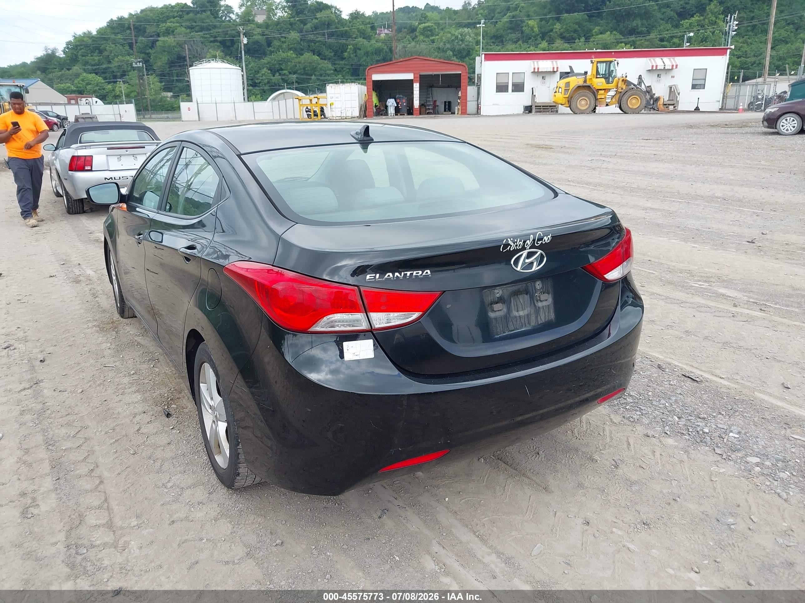 2012 Hyundai Elantra Gls (ulsan Plant) Black vin: KMHDH4AE3CU318120