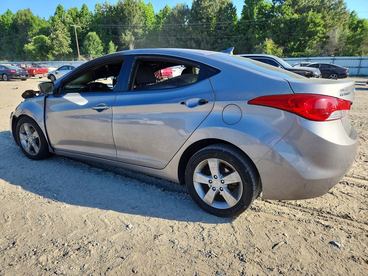 2012 Hyundai Elantra Gls Серебряный vin: KMHDH4AE3CU337475