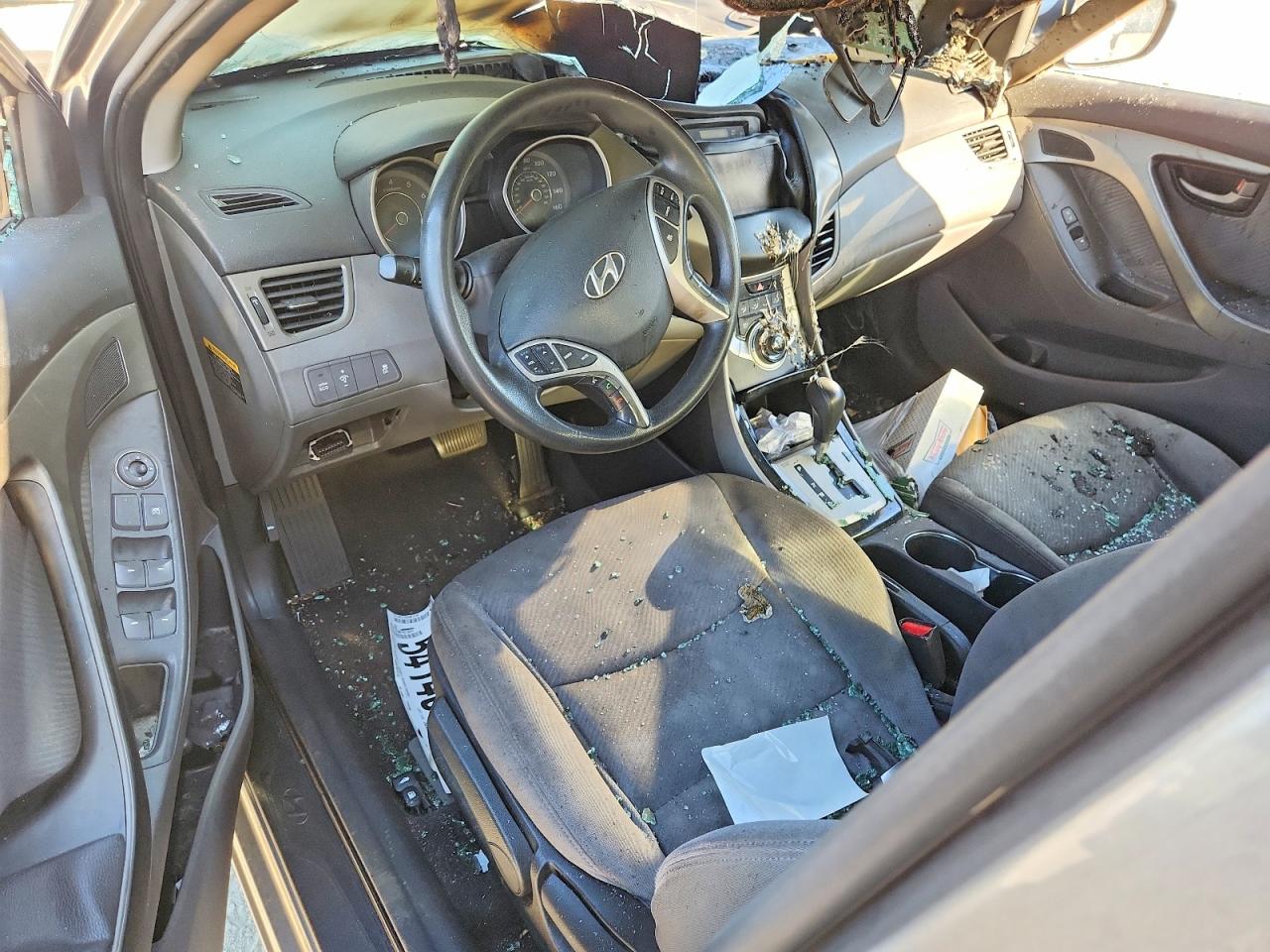 2012 Hyundai Elantra Gls Серебряный vin: KMHDH4AE3CU337475