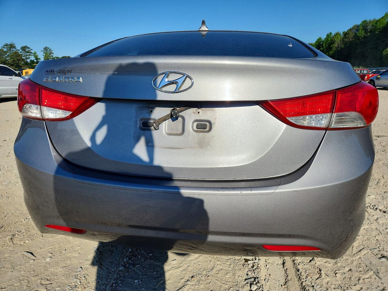 2012 Hyundai Elantra Gls Серебряный vin: KMHDH4AE3CU337475