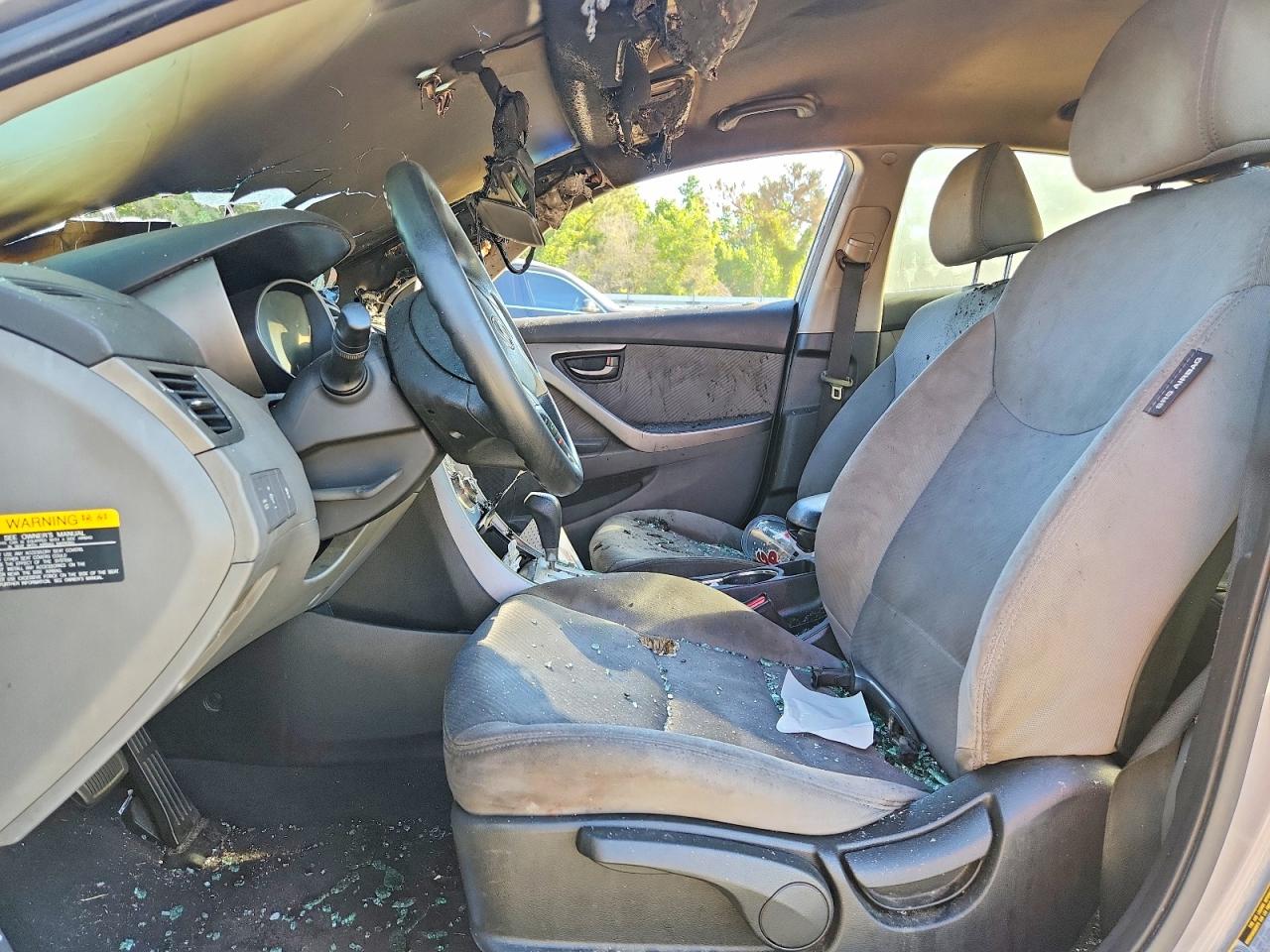 2012 Hyundai Elantra Gls Серебряный vin: KMHDH4AE3CU337475