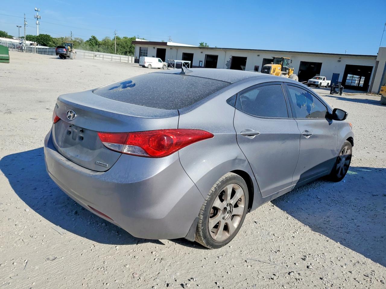 2012 Hyundai Elantra Limited Gray vin: KMHDH4AE3CU366765