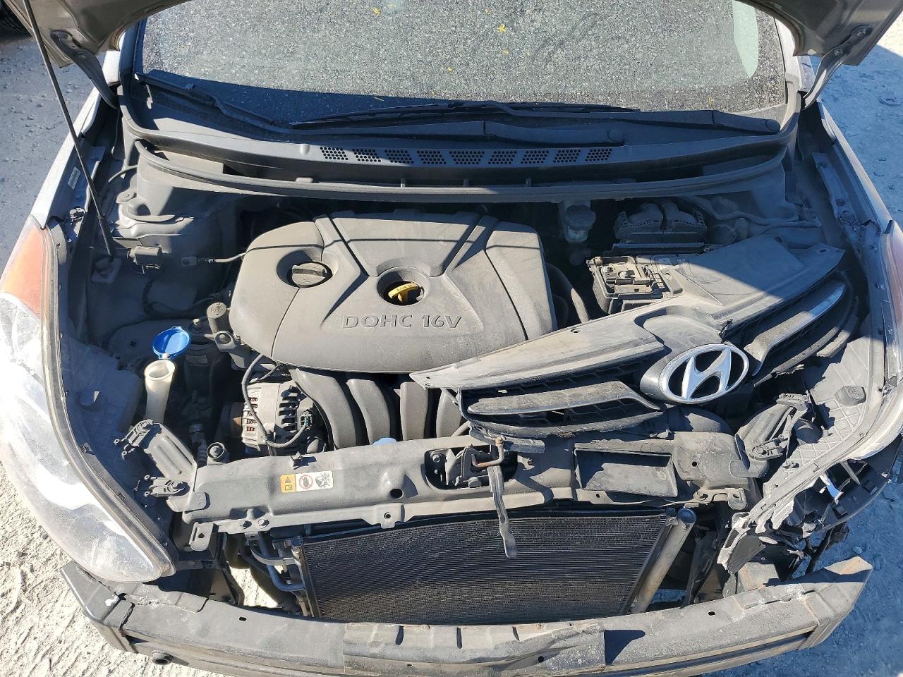 2012 Hyundai Elantra Limited Gray vin: KMHDH4AE3CU366765