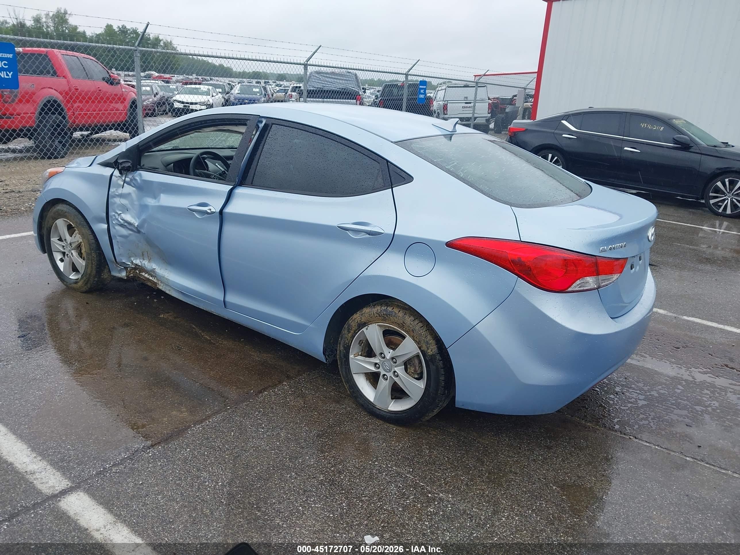 2012 Hyundai Elantra Gls (ulsan Plant) Blue vin: KMHDH4AE3CU384568