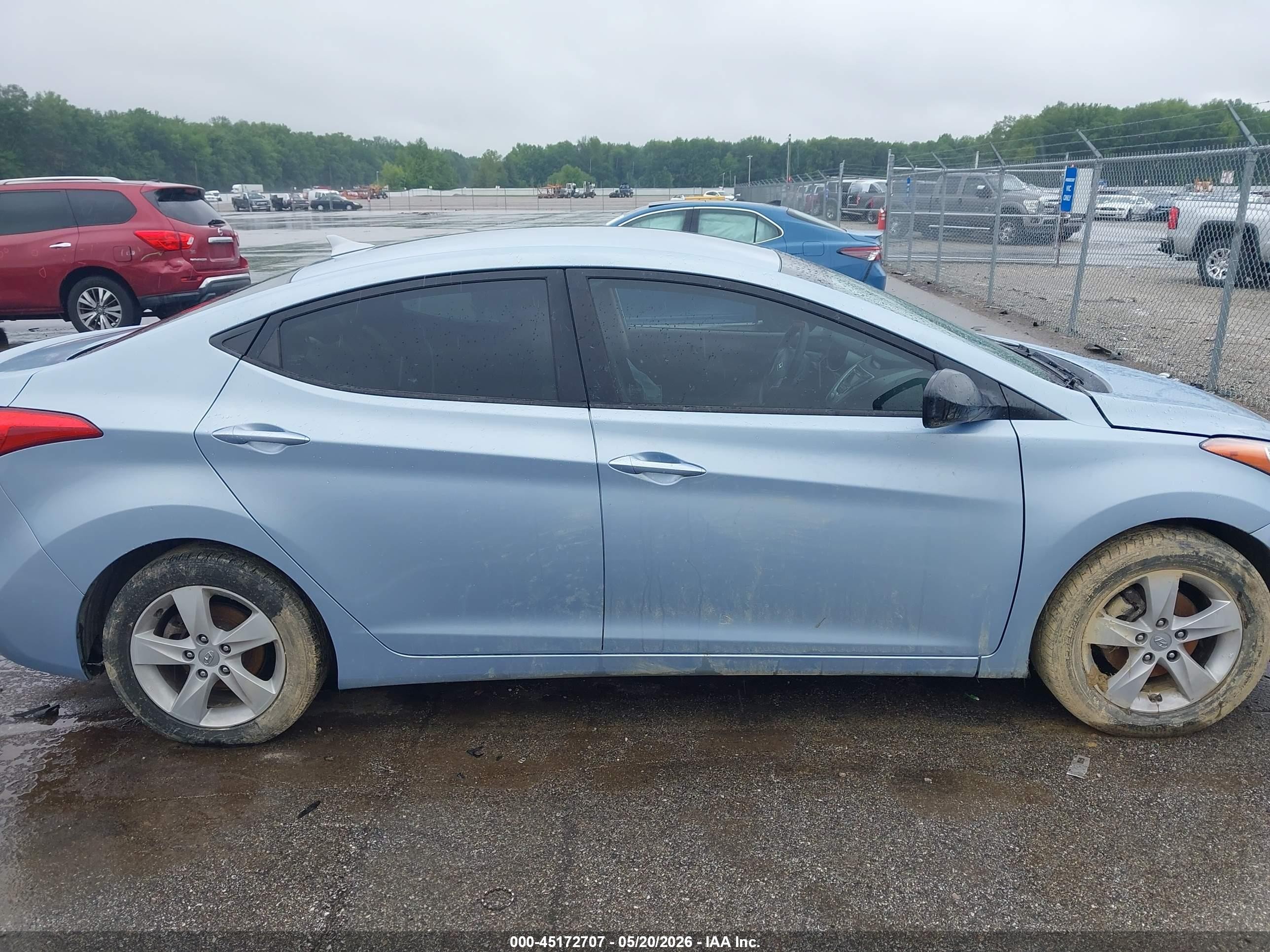 2012 Hyundai Elantra Gls (ulsan Plant) Blue vin: KMHDH4AE3CU384568