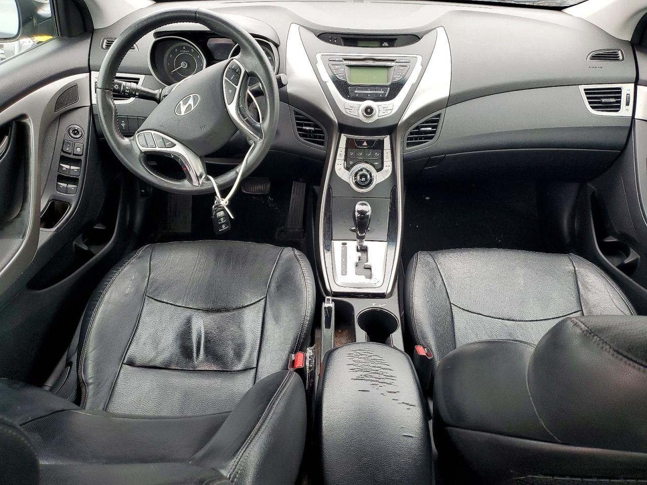 2012 Hyundai Elantra Limited Серебряный vin: KMHDH4AE3CU393822