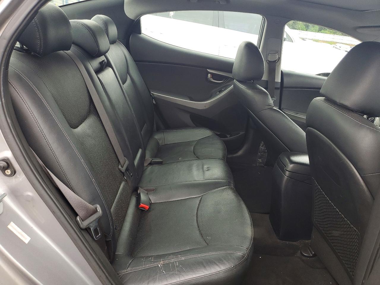 2012 Hyundai Elantra Limited Серебряный vin: KMHDH4AE3CU393822