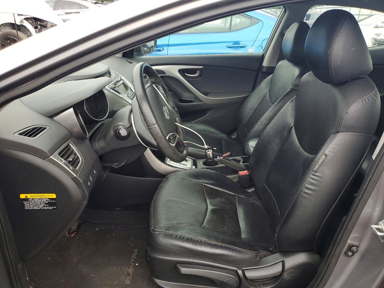 2012 Hyundai Elantra Limited Серебряный vin: KMHDH4AE3CU393822