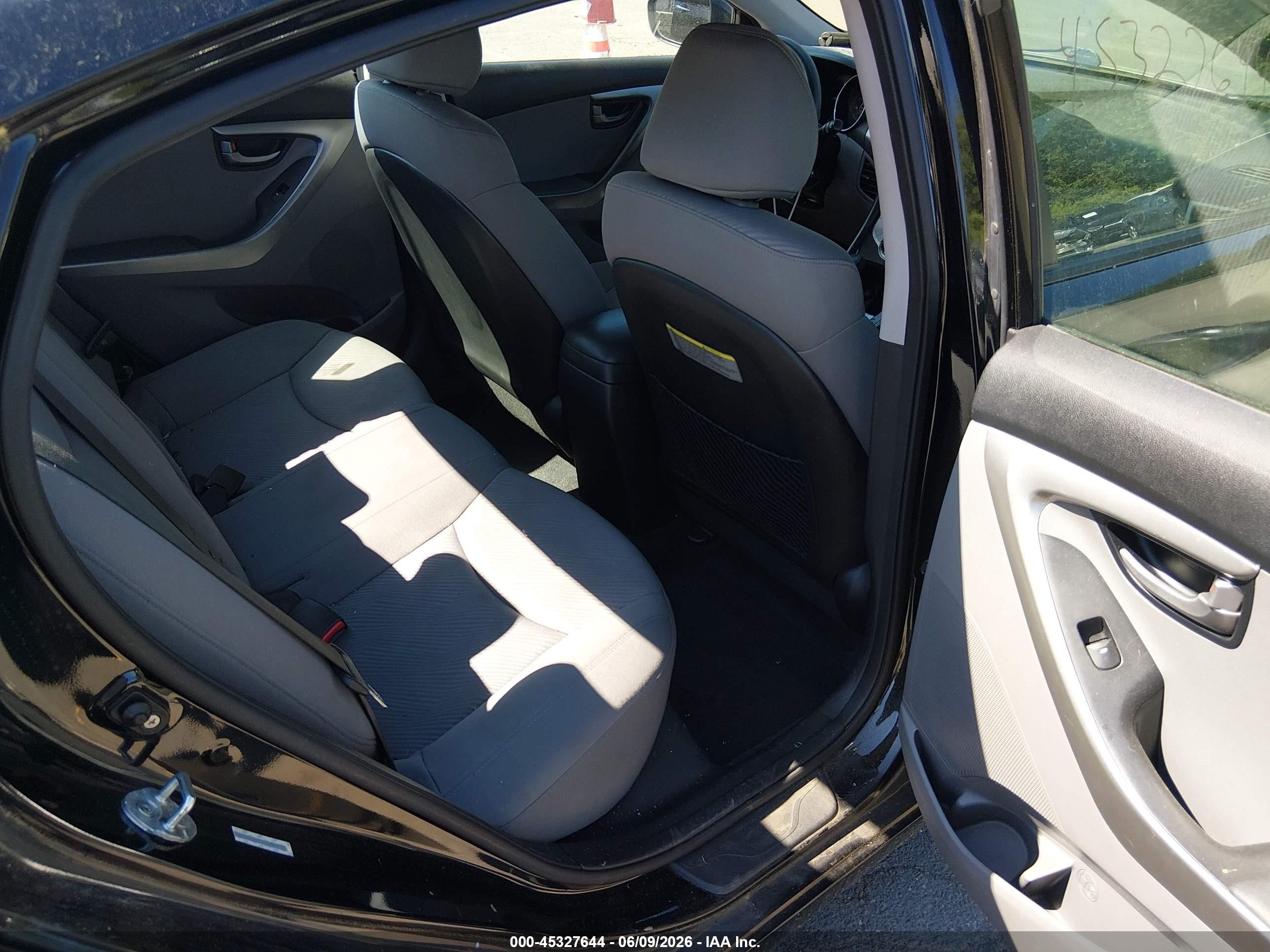2012 Hyundai Elantra Gls (ulsan Plant) Black vin: KMHDH4AE3CU399037