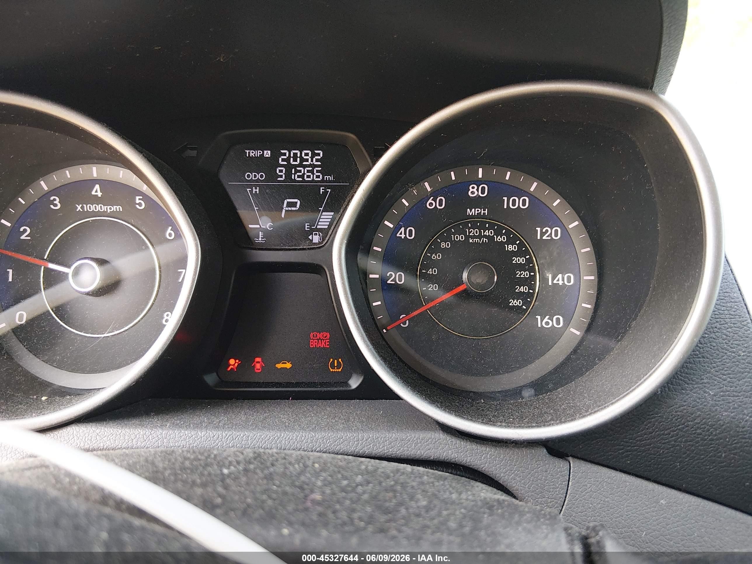 2012 Hyundai Elantra Gls (ulsan Plant) Black vin: KMHDH4AE3CU399037