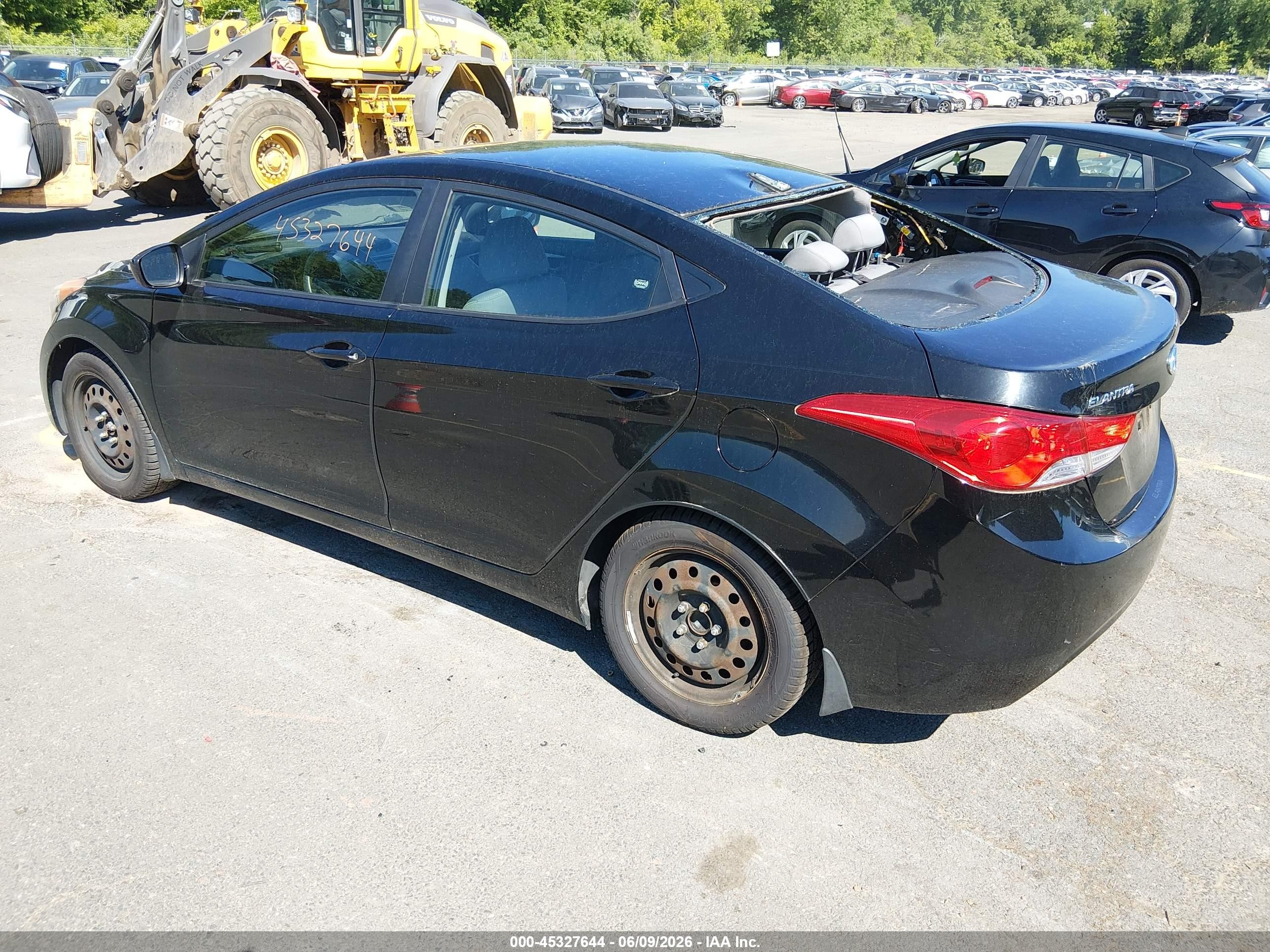 2012 Hyundai Elantra Gls (ulsan Plant) Black vin: KMHDH4AE3CU399037