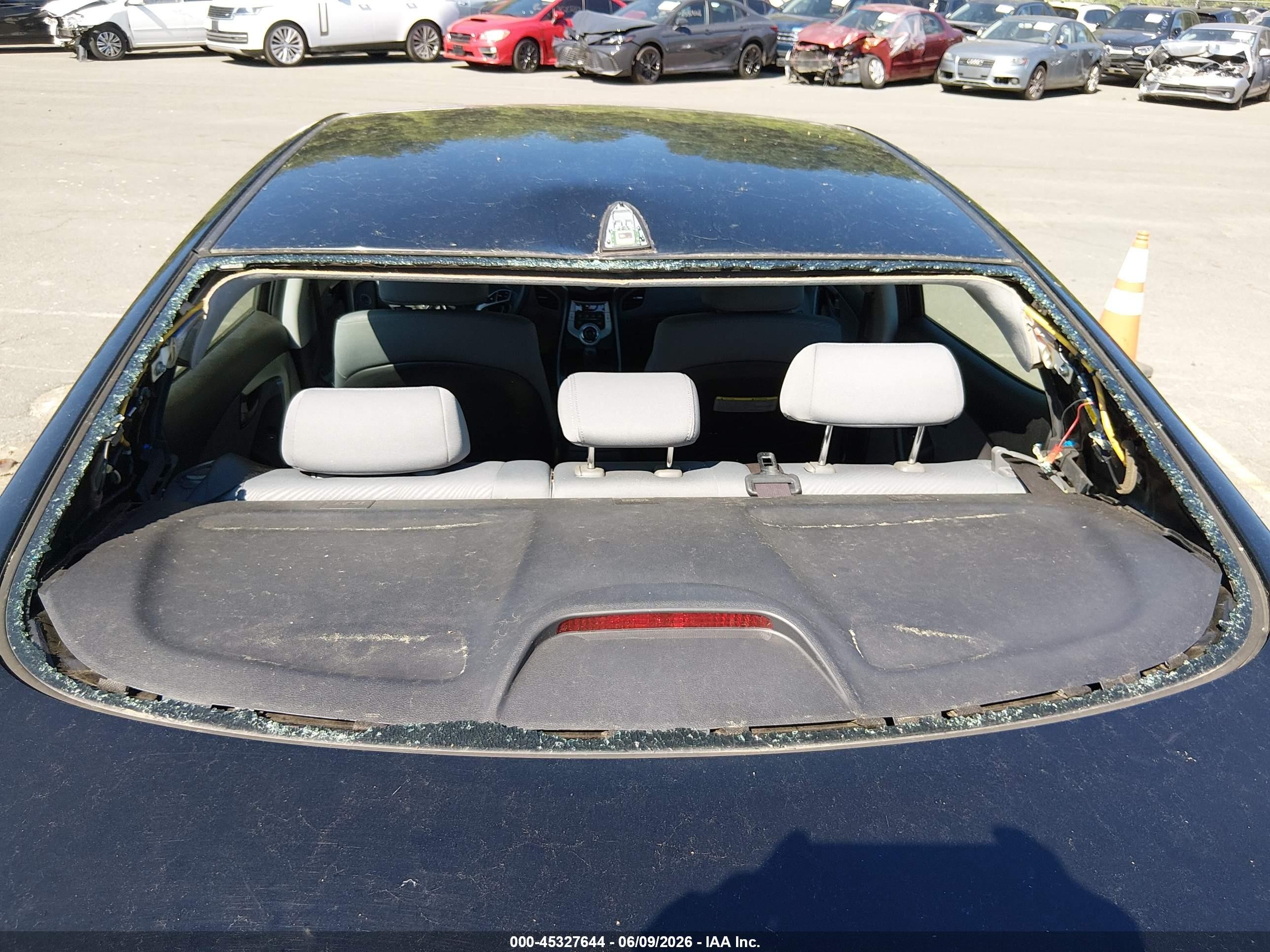 2012 Hyundai Elantra Gls (ulsan Plant) Black vin: KMHDH4AE3CU399037