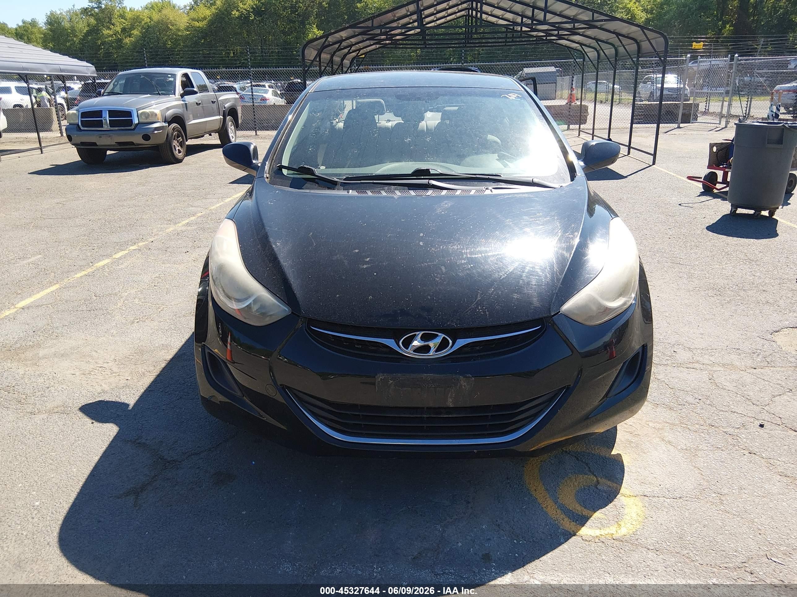 2012 Hyundai Elantra Gls (ulsan Plant) Black vin: KMHDH4AE3CU399037