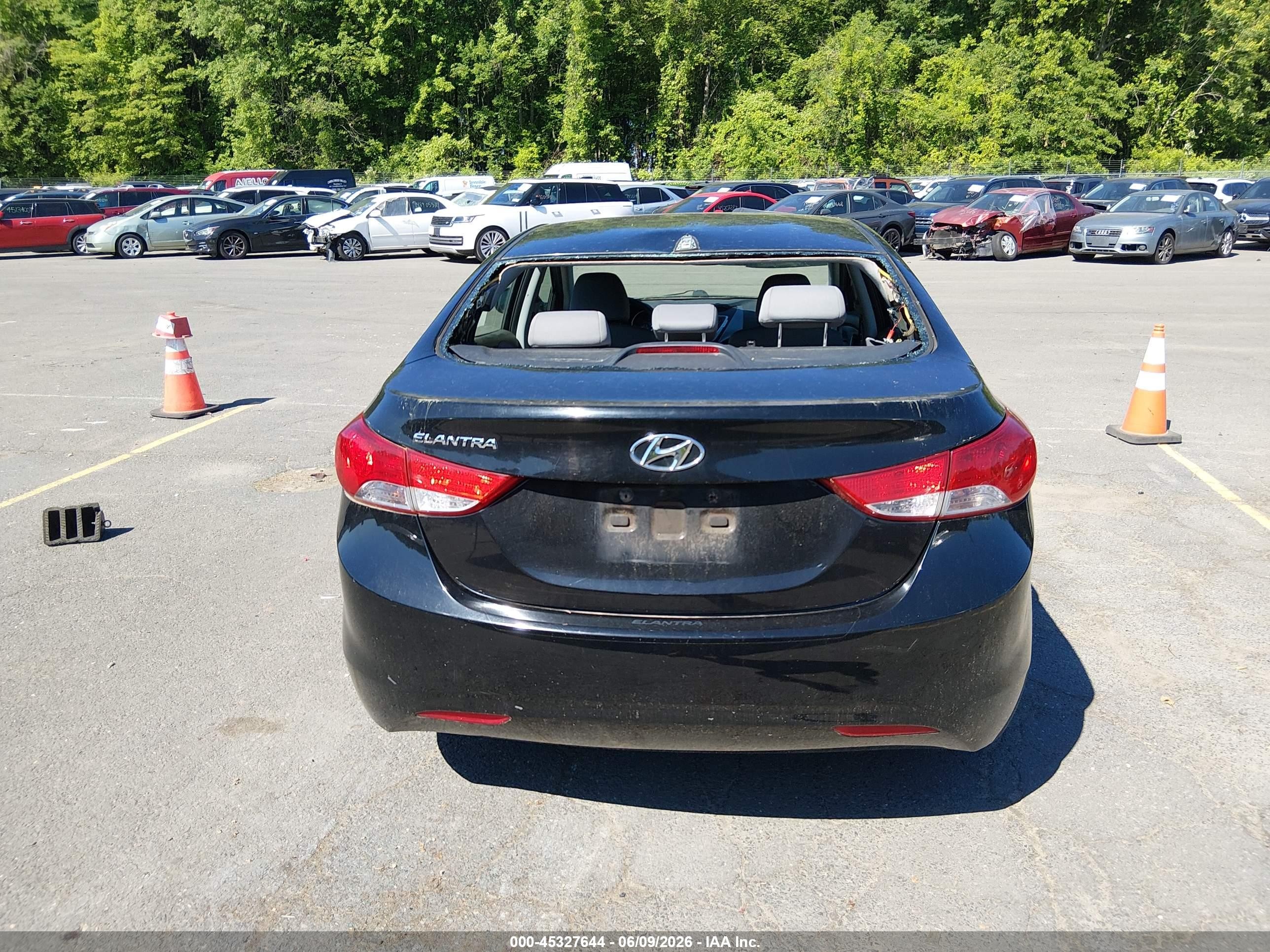 2012 Hyundai Elantra Gls (ulsan Plant) Black vin: KMHDH4AE3CU399037